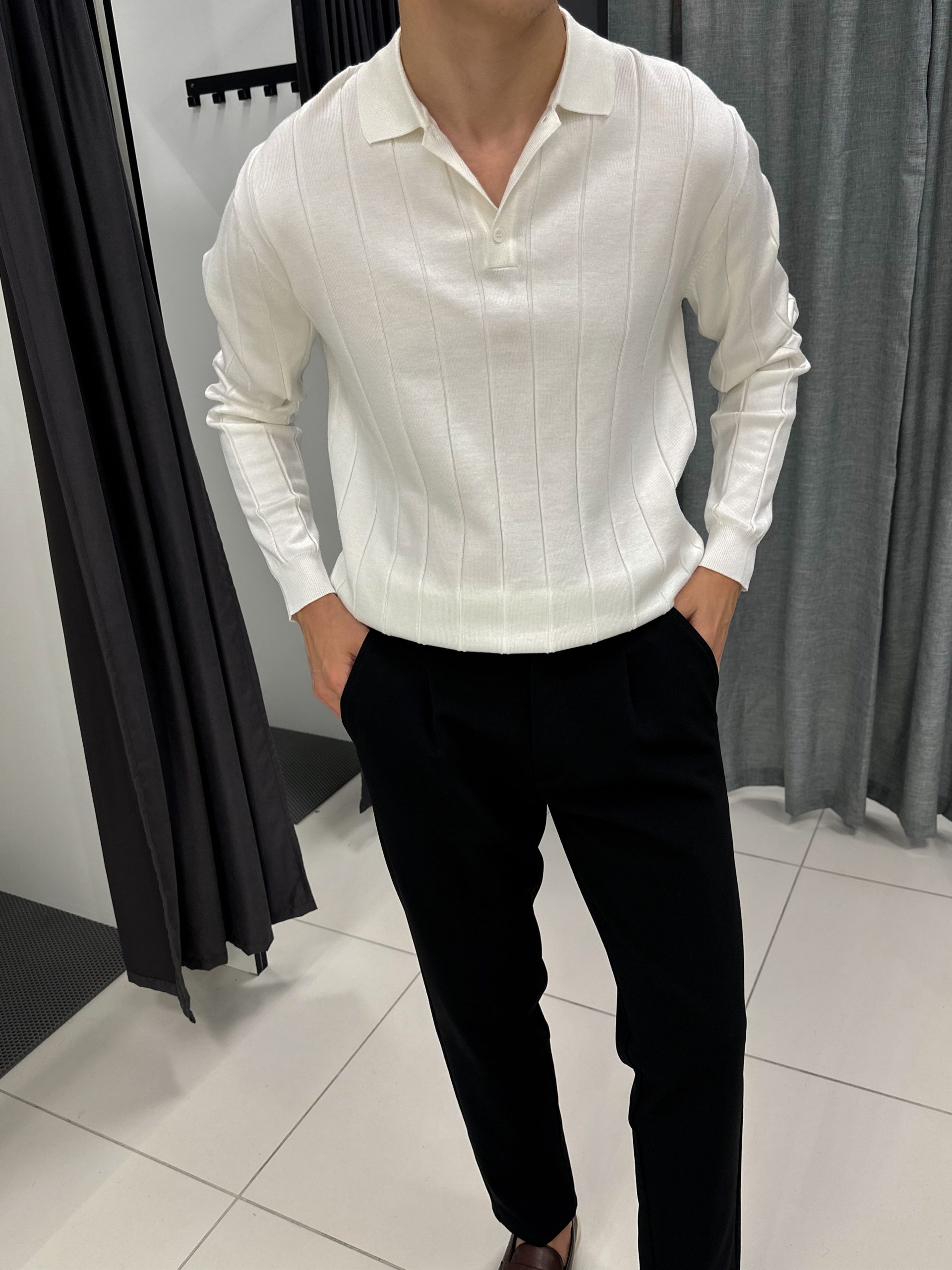 Рифленная кофта