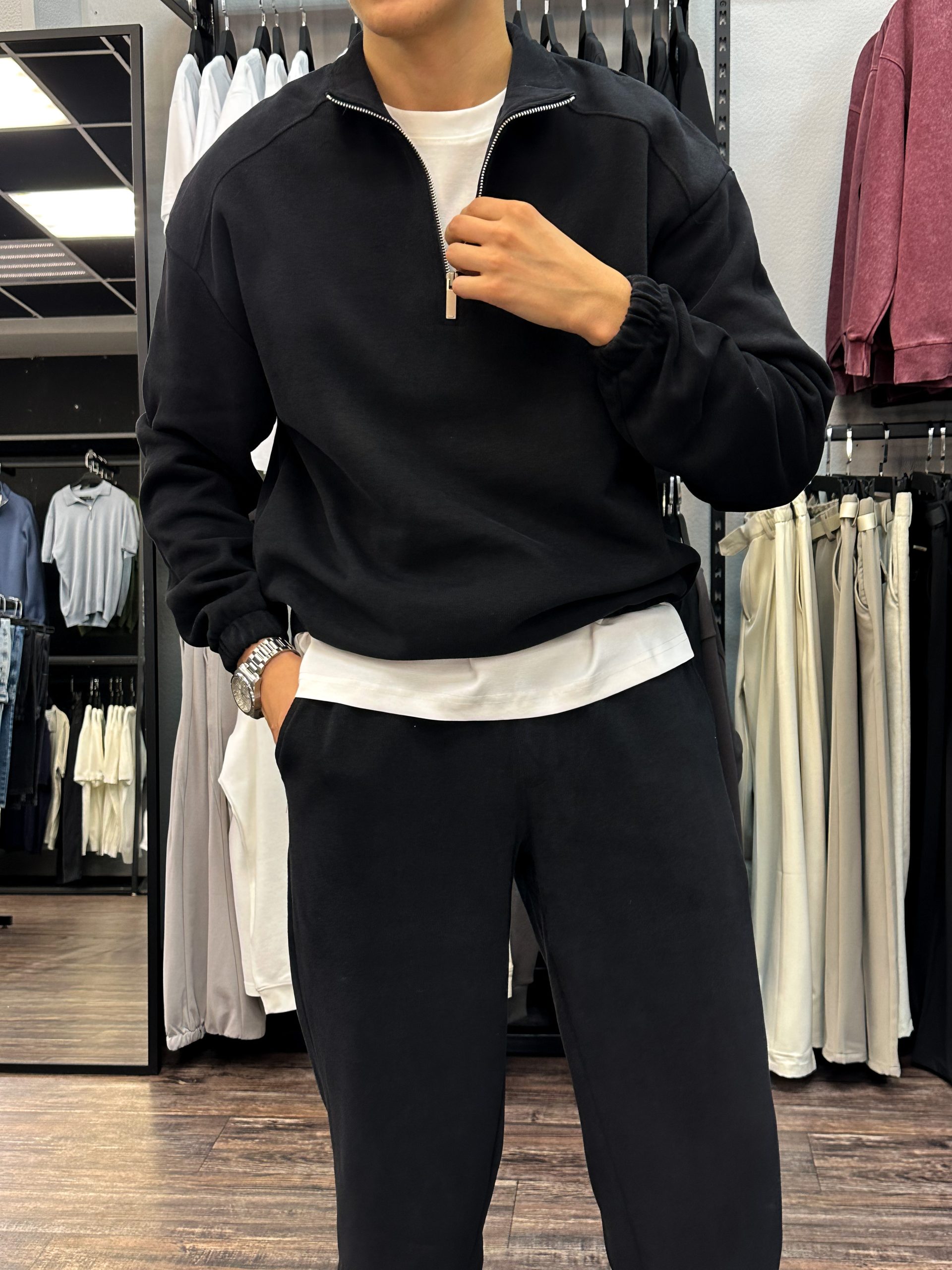 Спортивный костюм черный