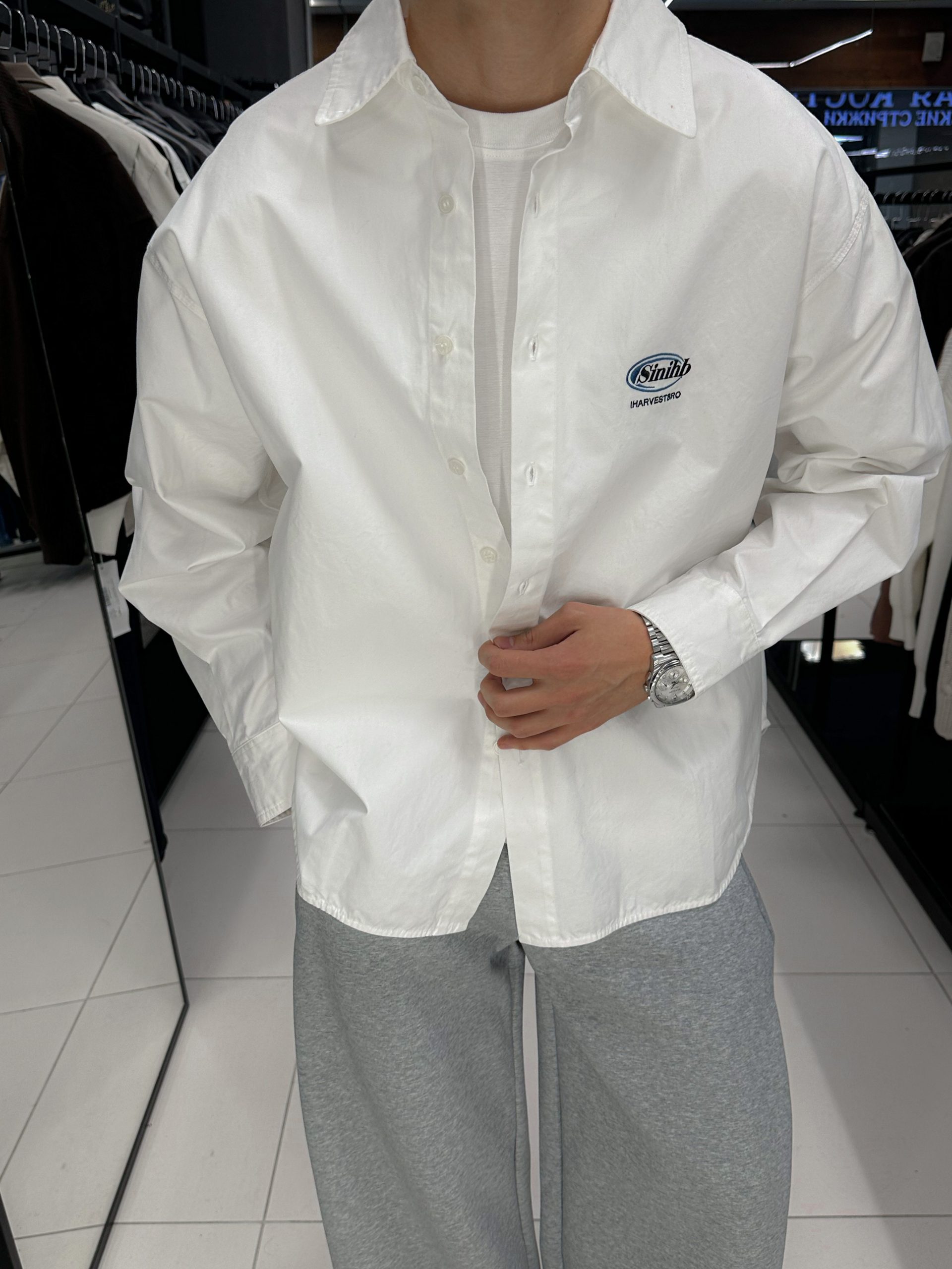 Рубашка Ihbis White Edition