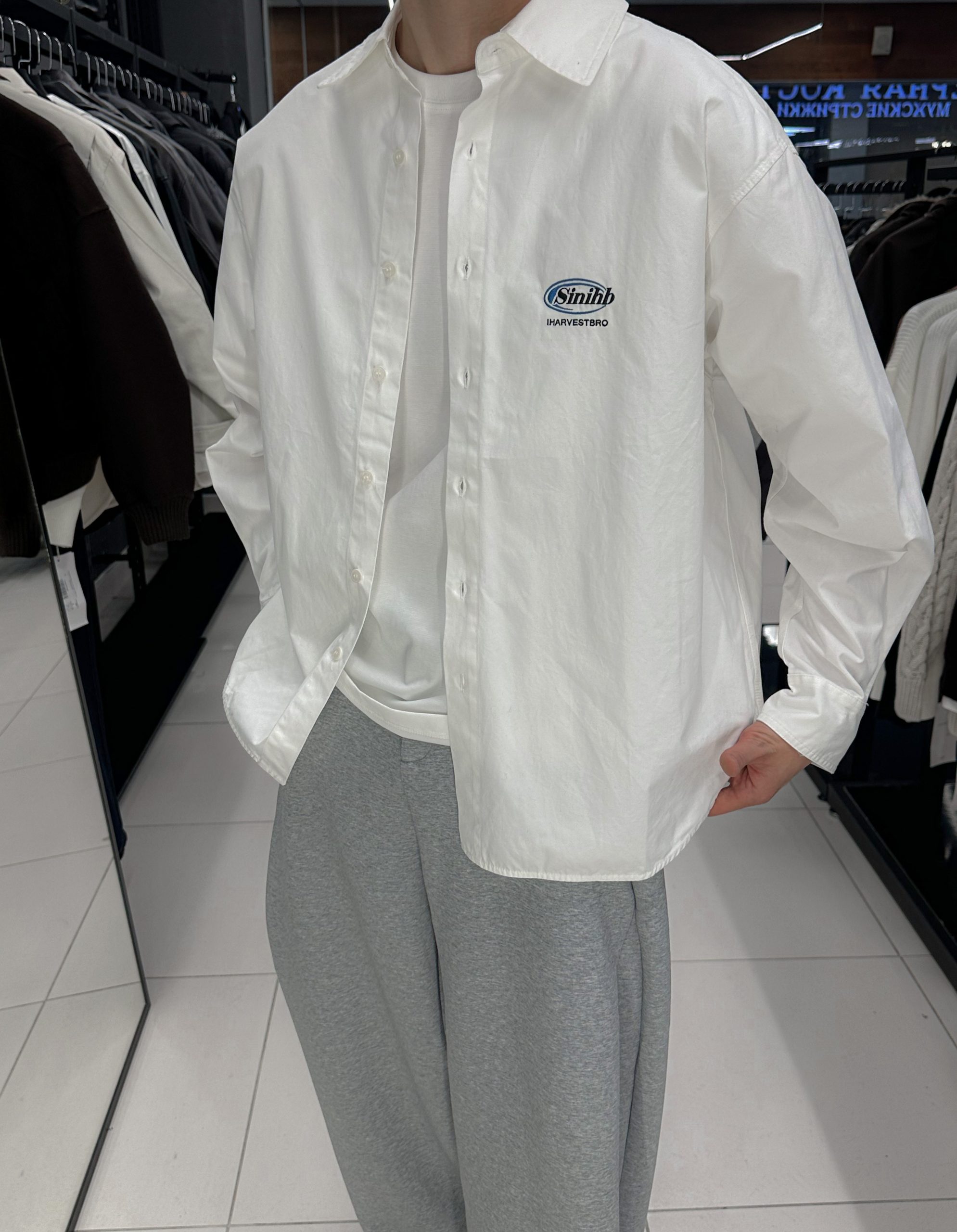 Рубашка Ihbis White Edition