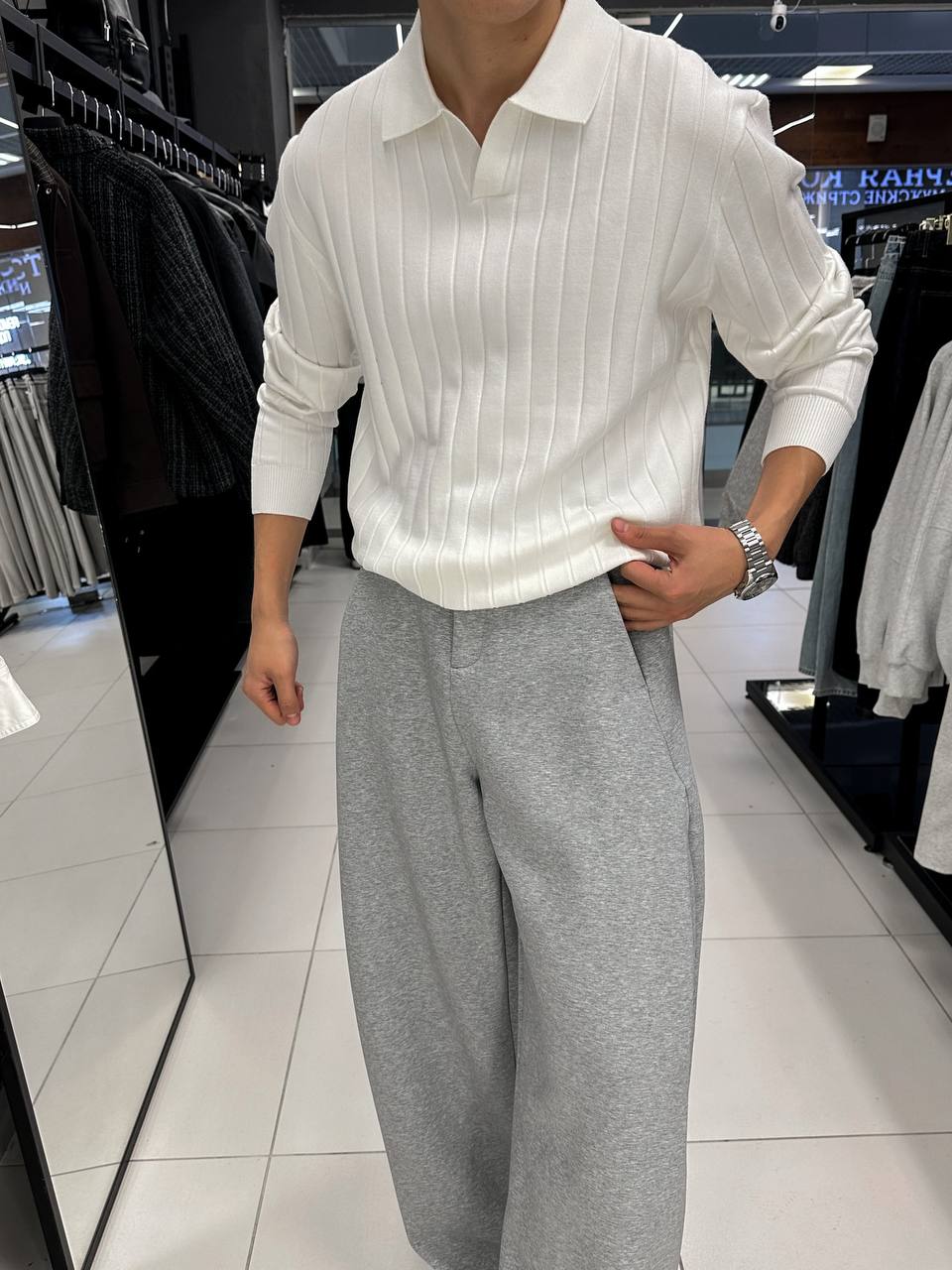 Кофта рифленая