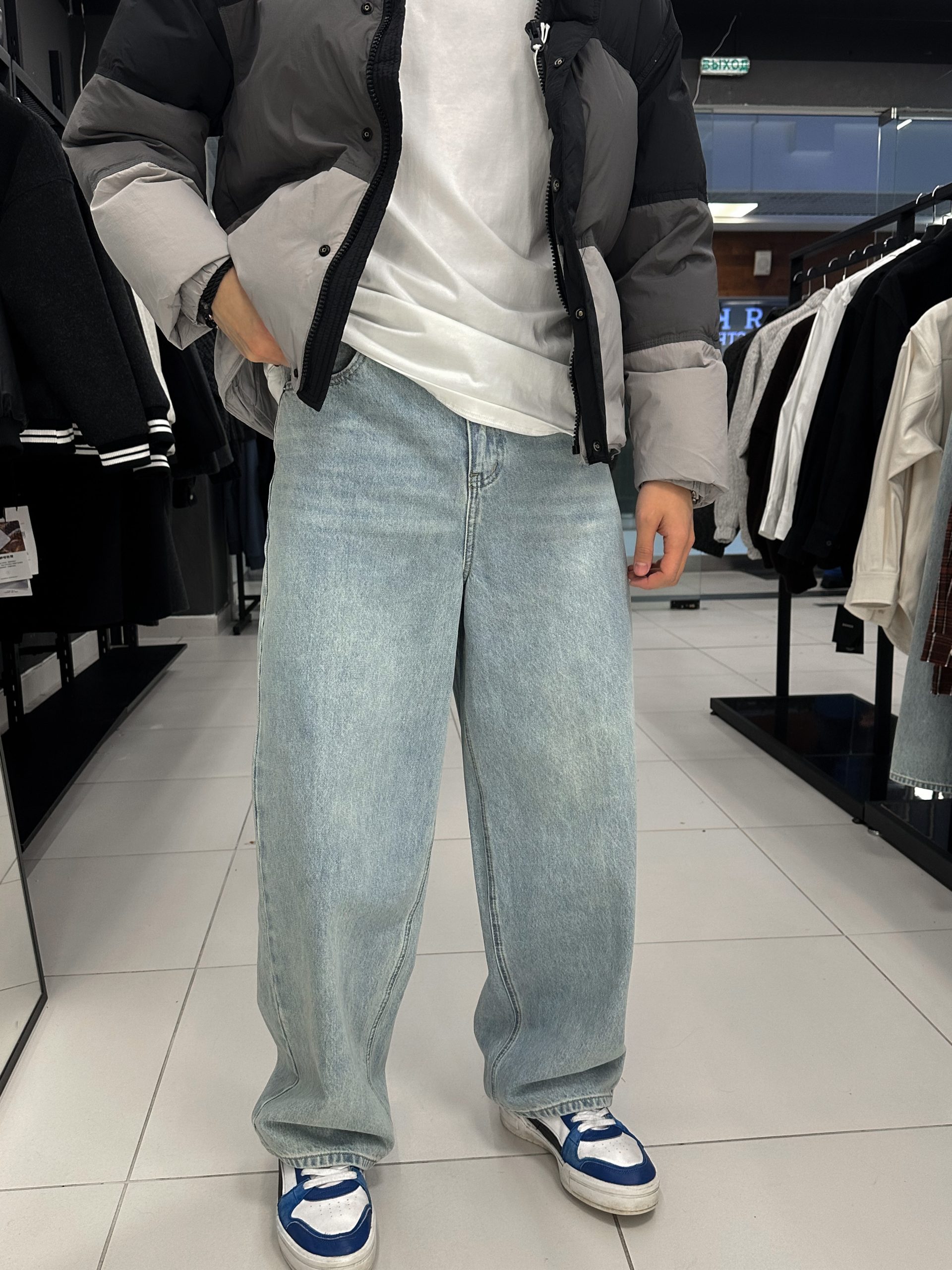 Джинсы багги  (арт.01130)