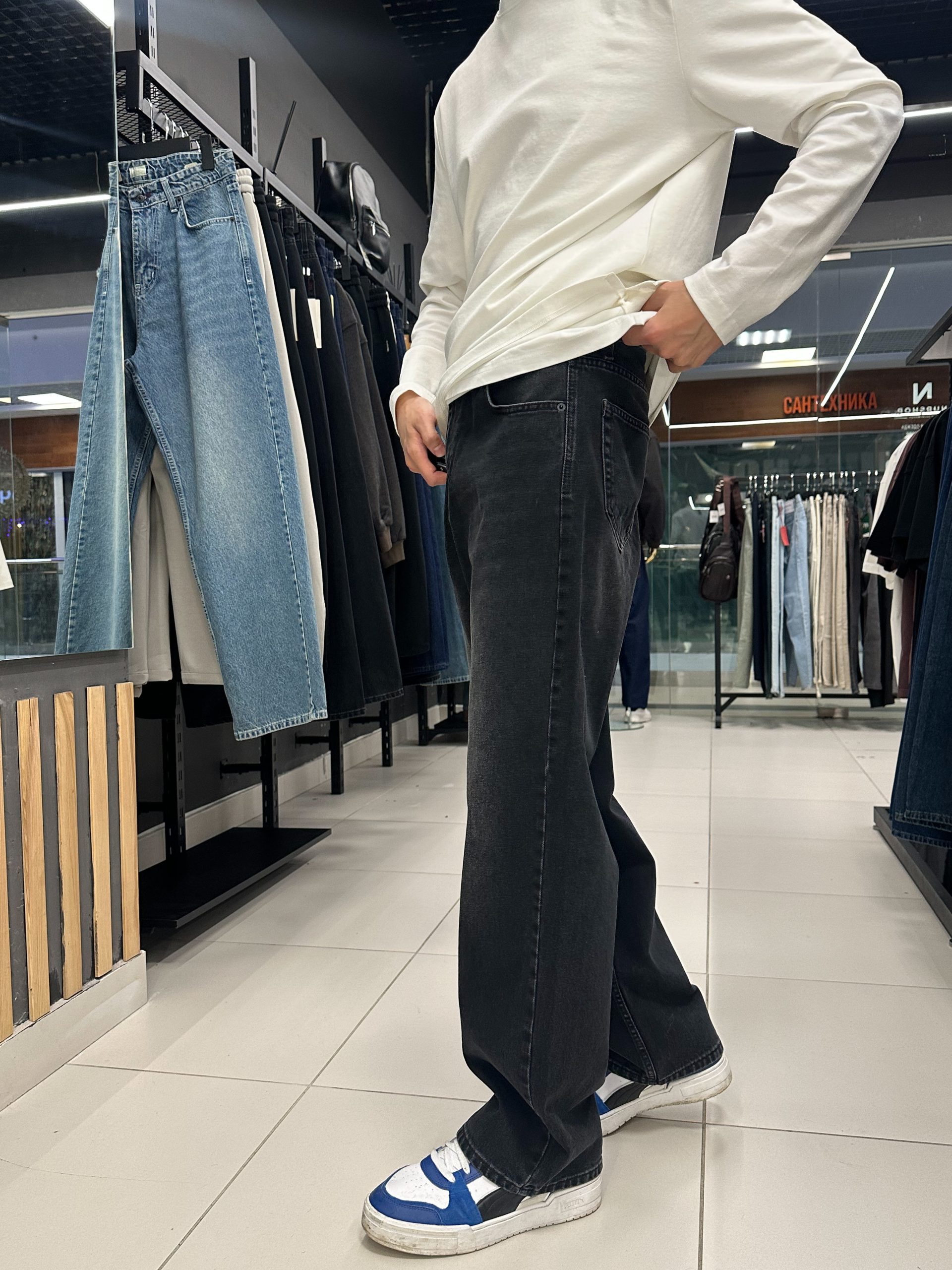 Джинсы багги premium