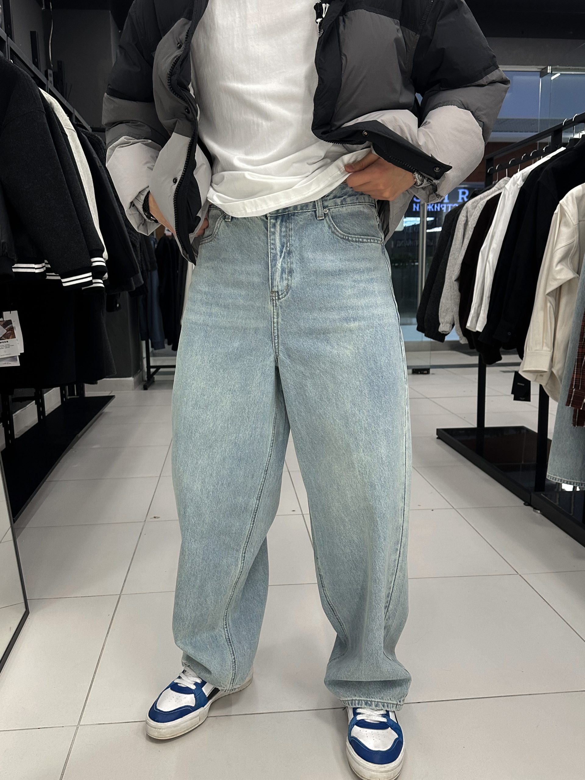 Джинсы багги  (арт.01130)