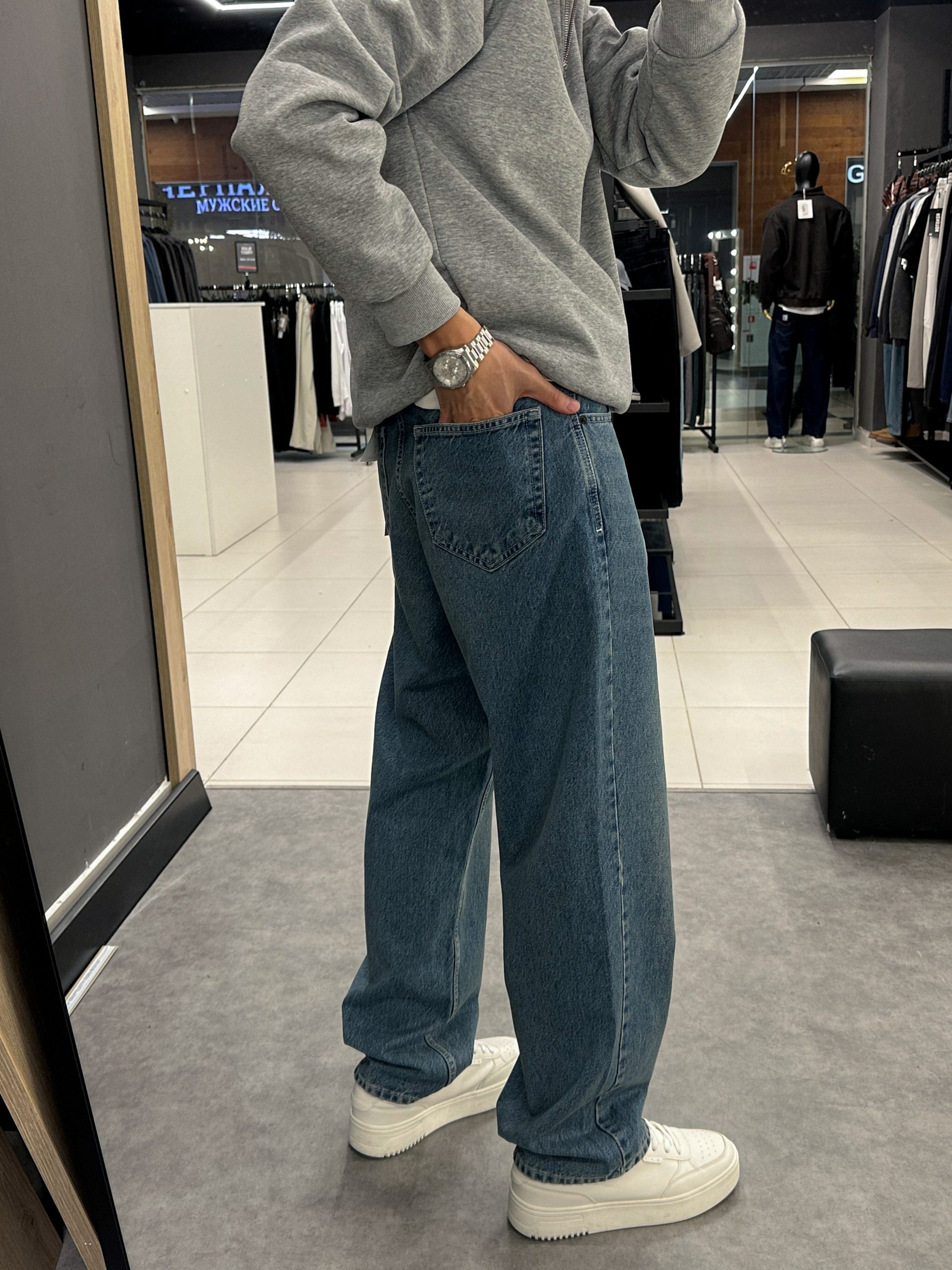 Джинсы багги premium