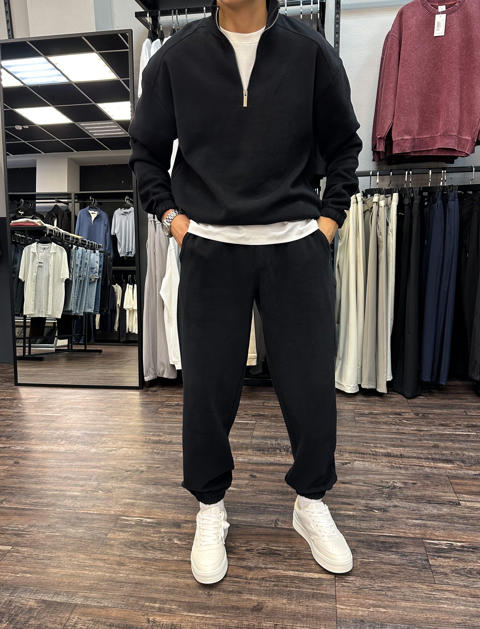 Спортивный костюм черный