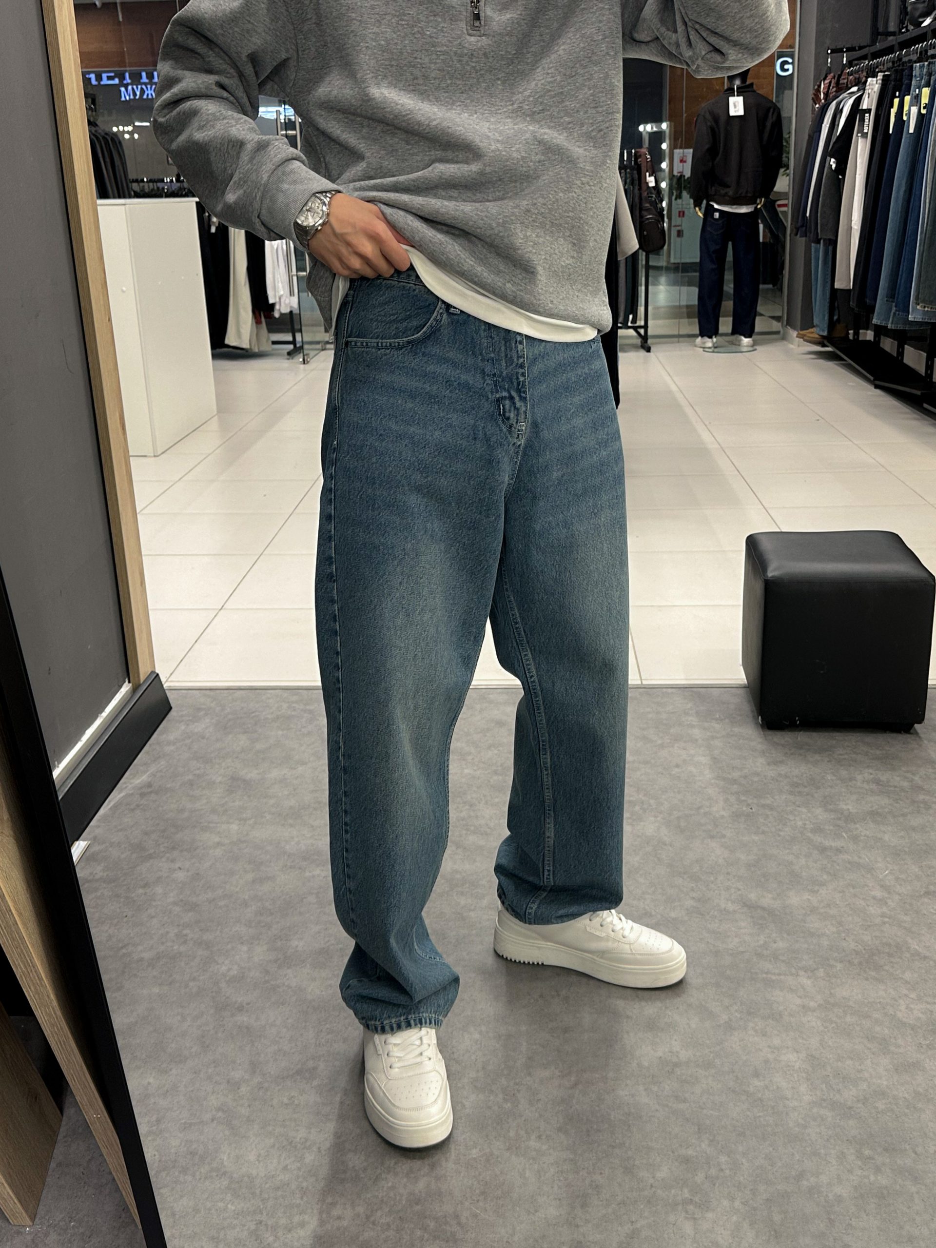 Джинсы багги premium