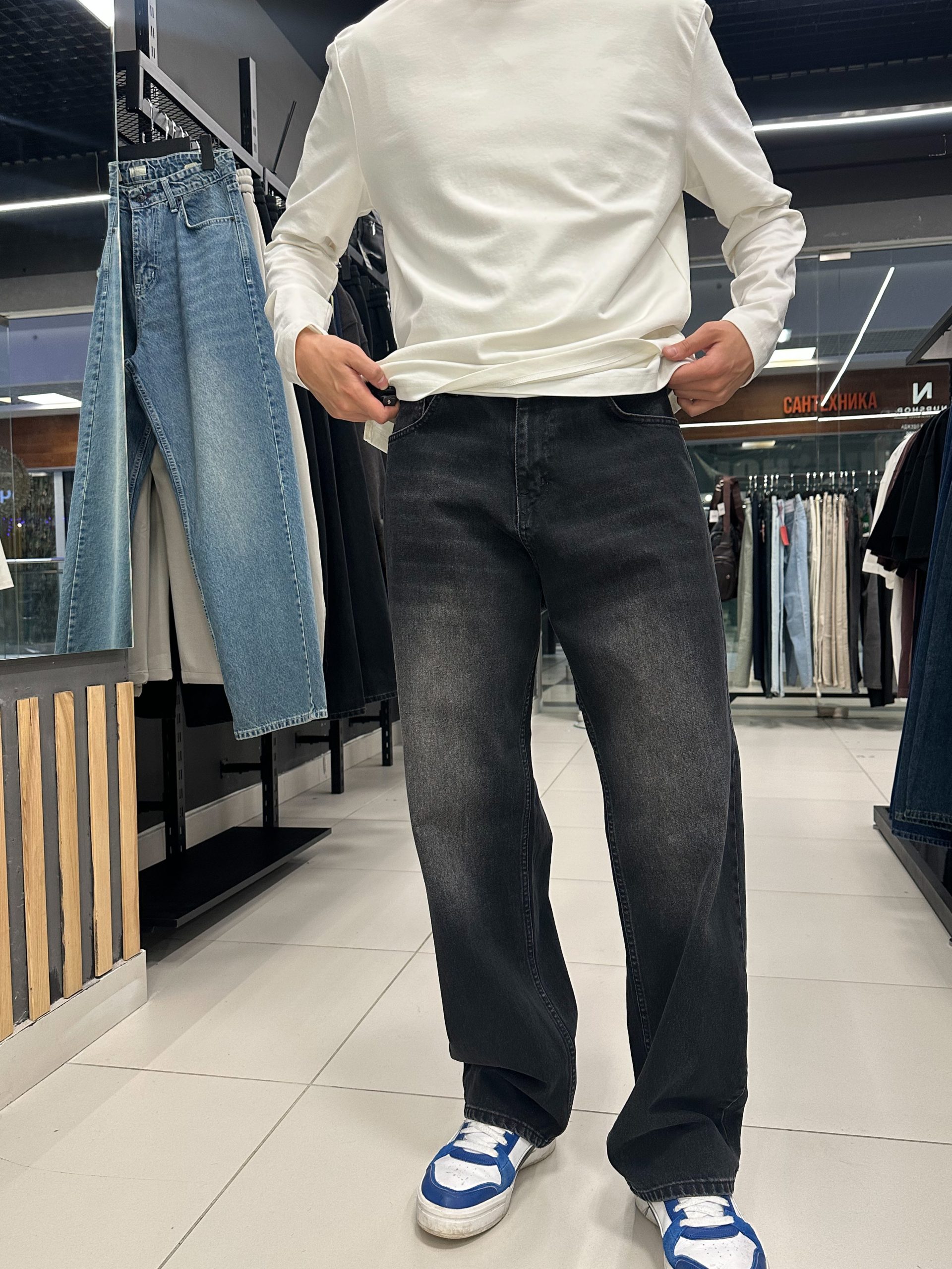 Джинсы багги premium