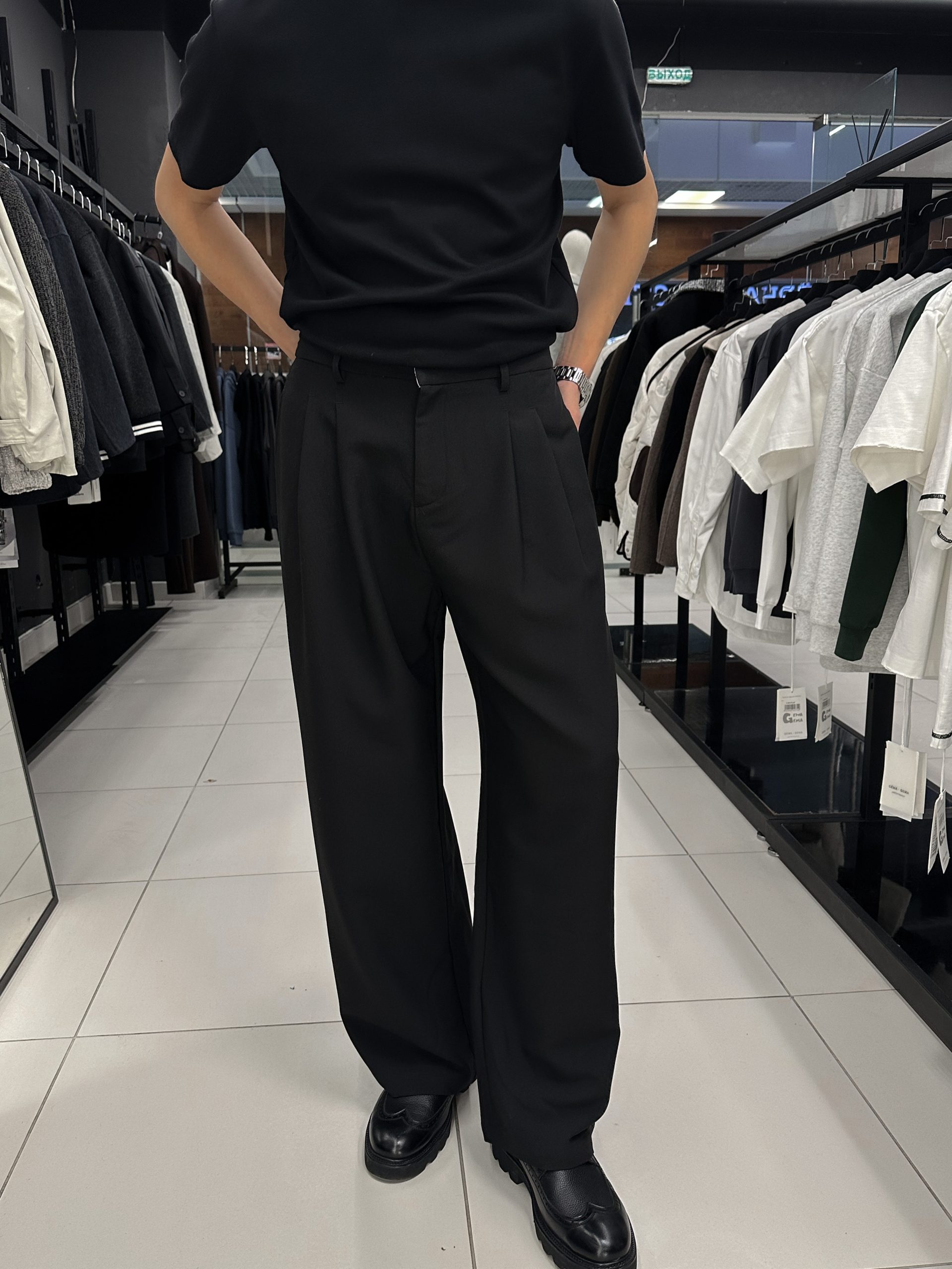 Брюки классика черный (арт.F807)