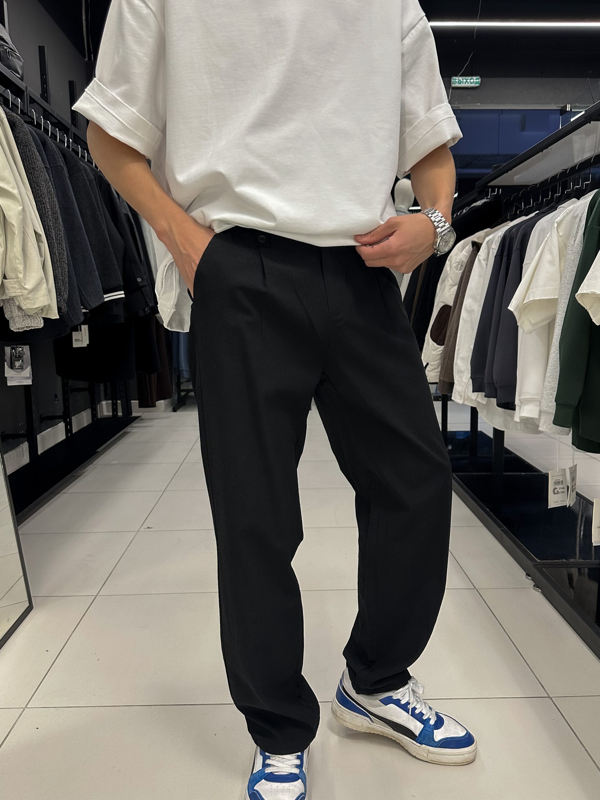 Льняные брюки NURSO