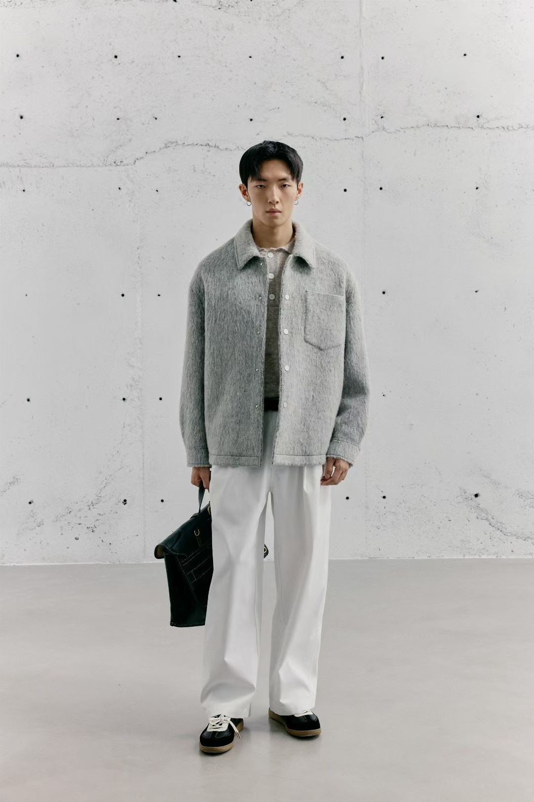 Пальто серое (арт.95271)