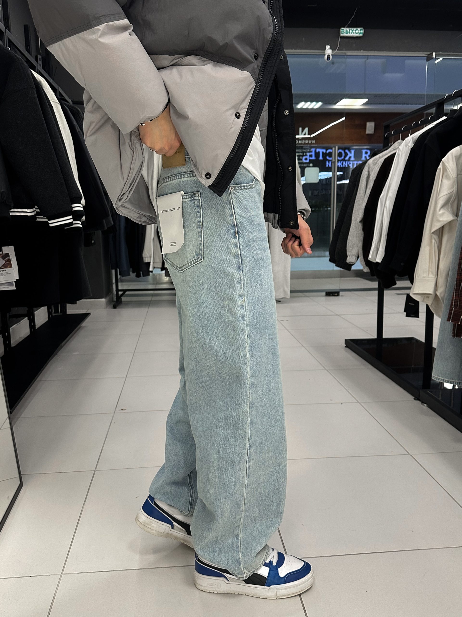 Джинсы багги  (арт.01130)