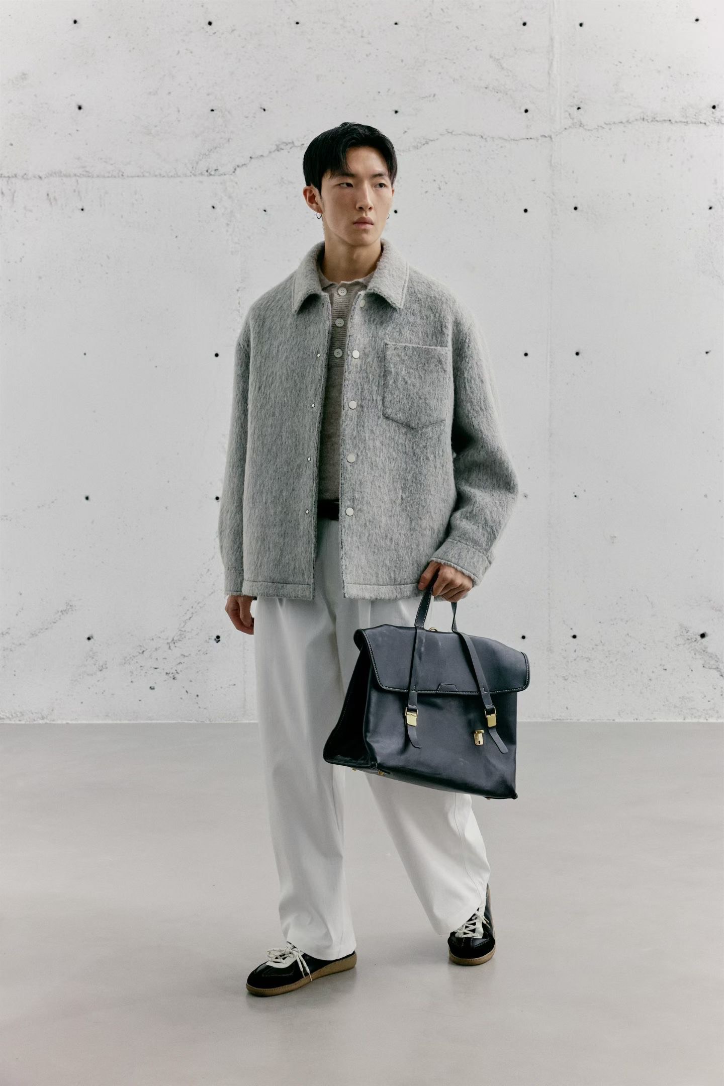 Пальто серое (арт.95271)