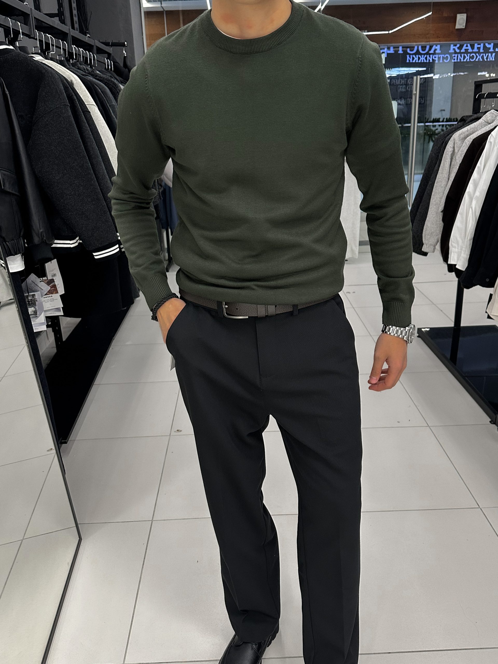 Базовый свитер из вискозы