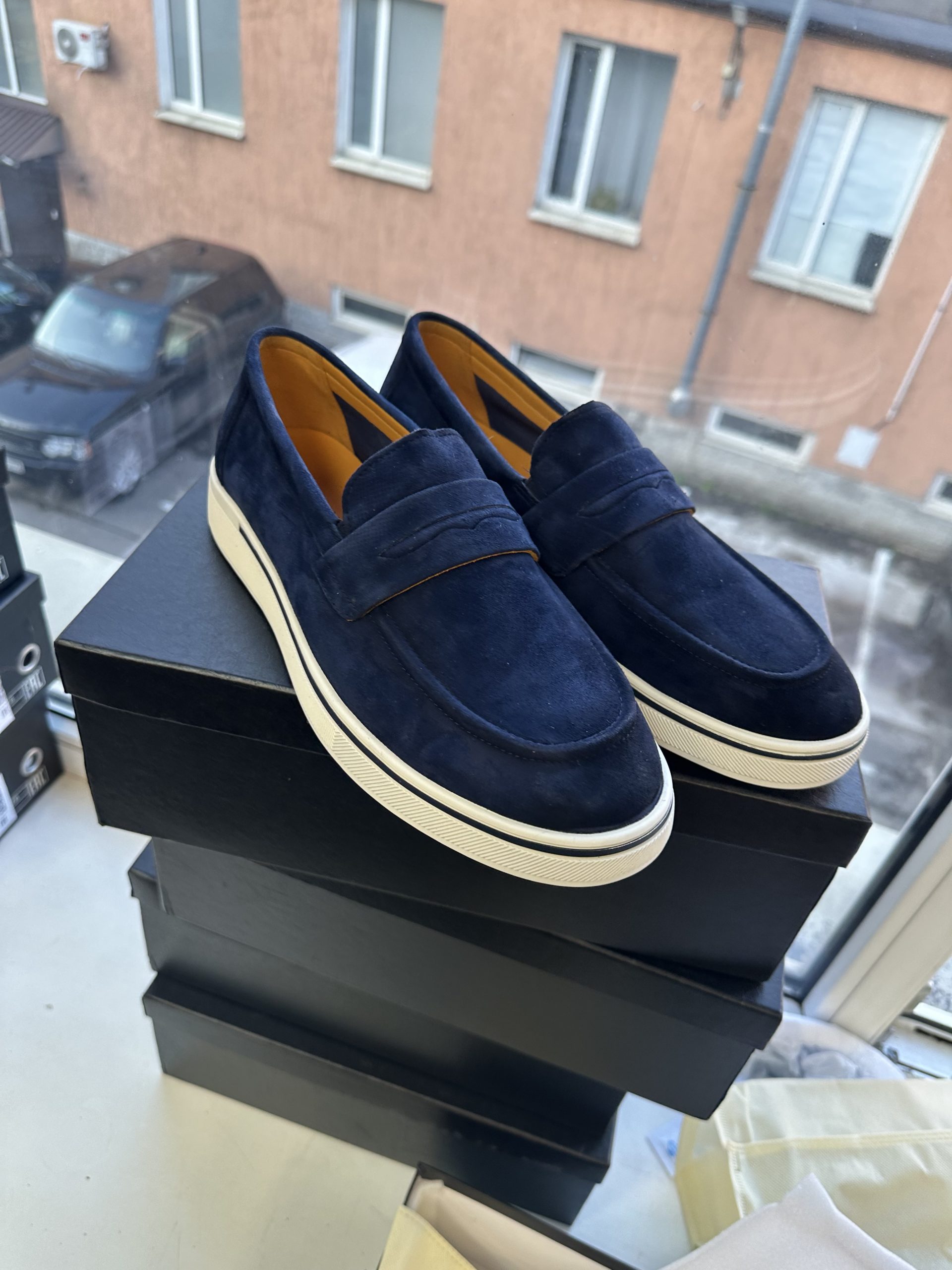 Лоферы из натуральной замши BROOMAN