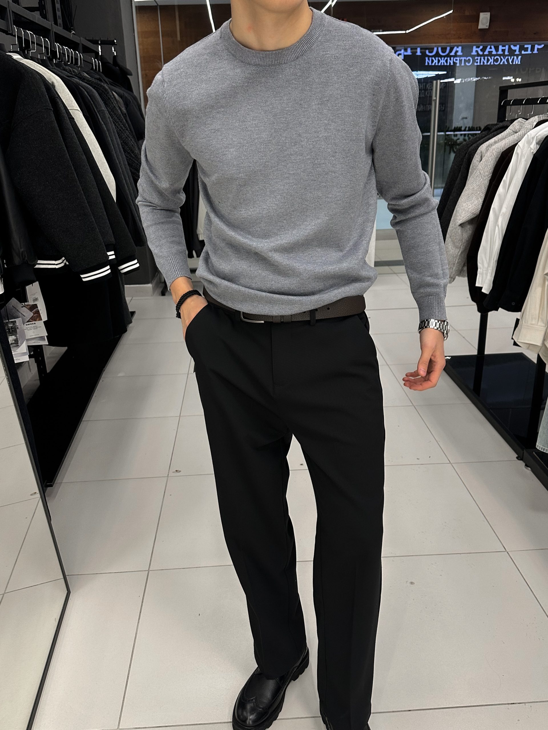 Базовый свитер из вискозы