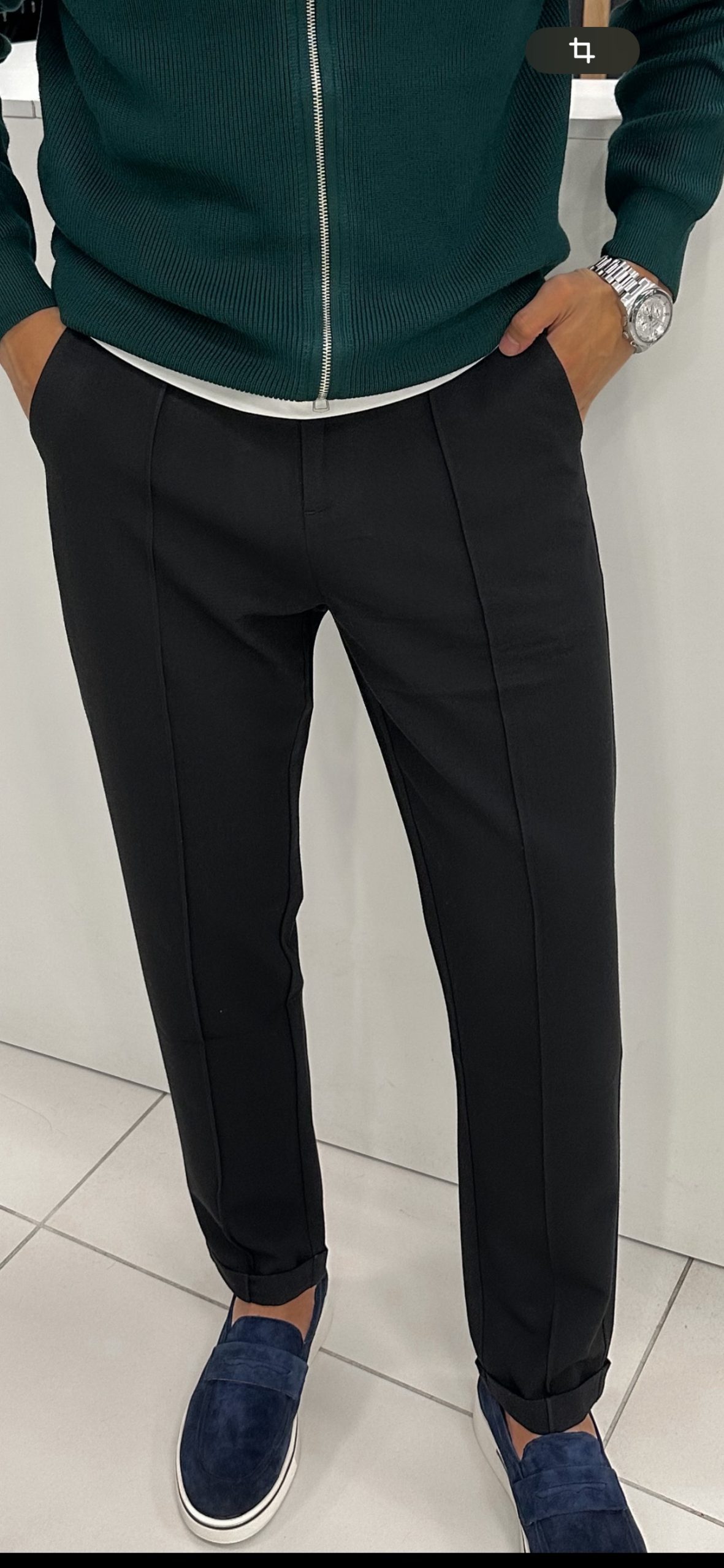 Классические брюки в полоску