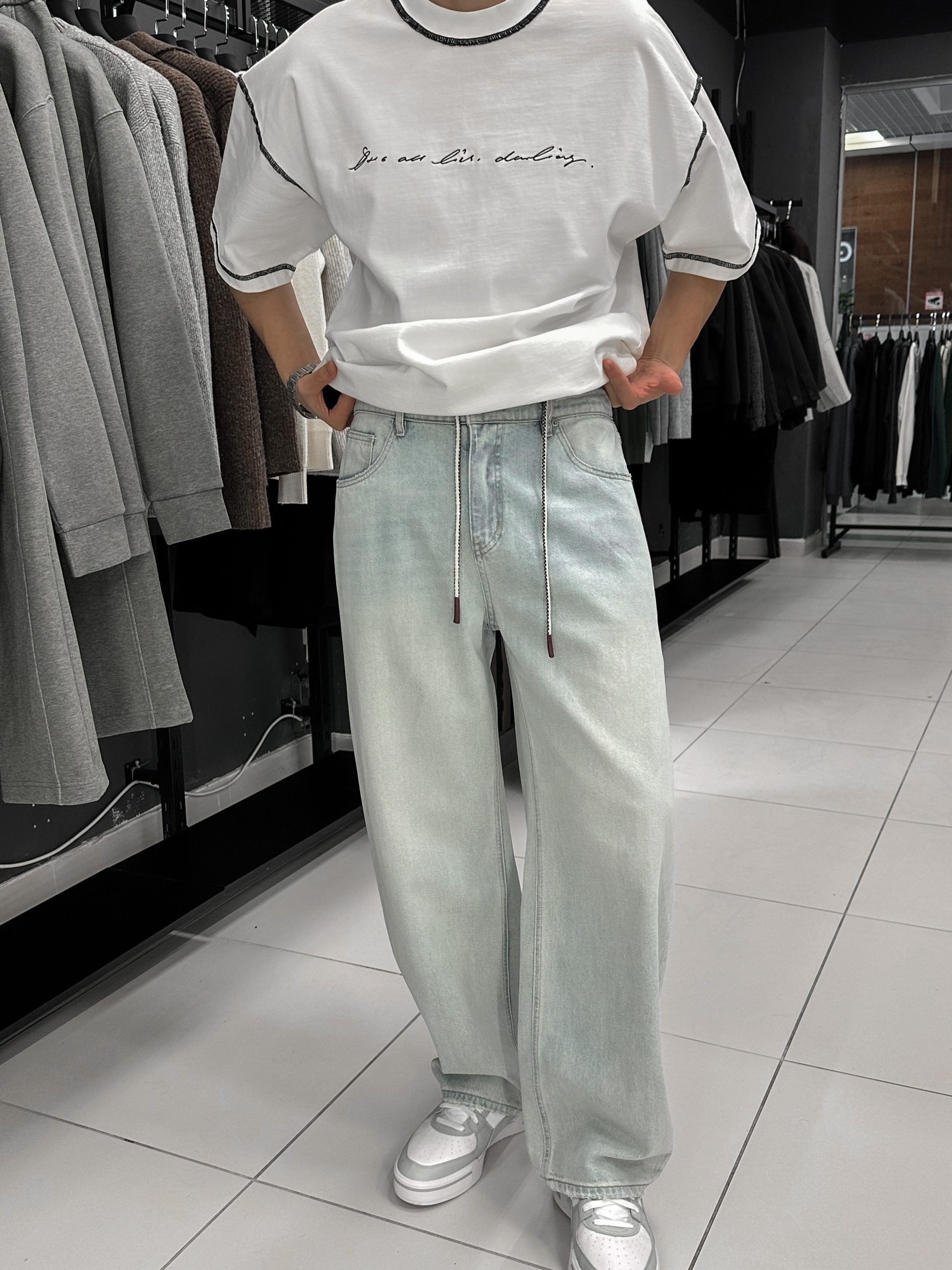 Джинсы широкие 26021-700