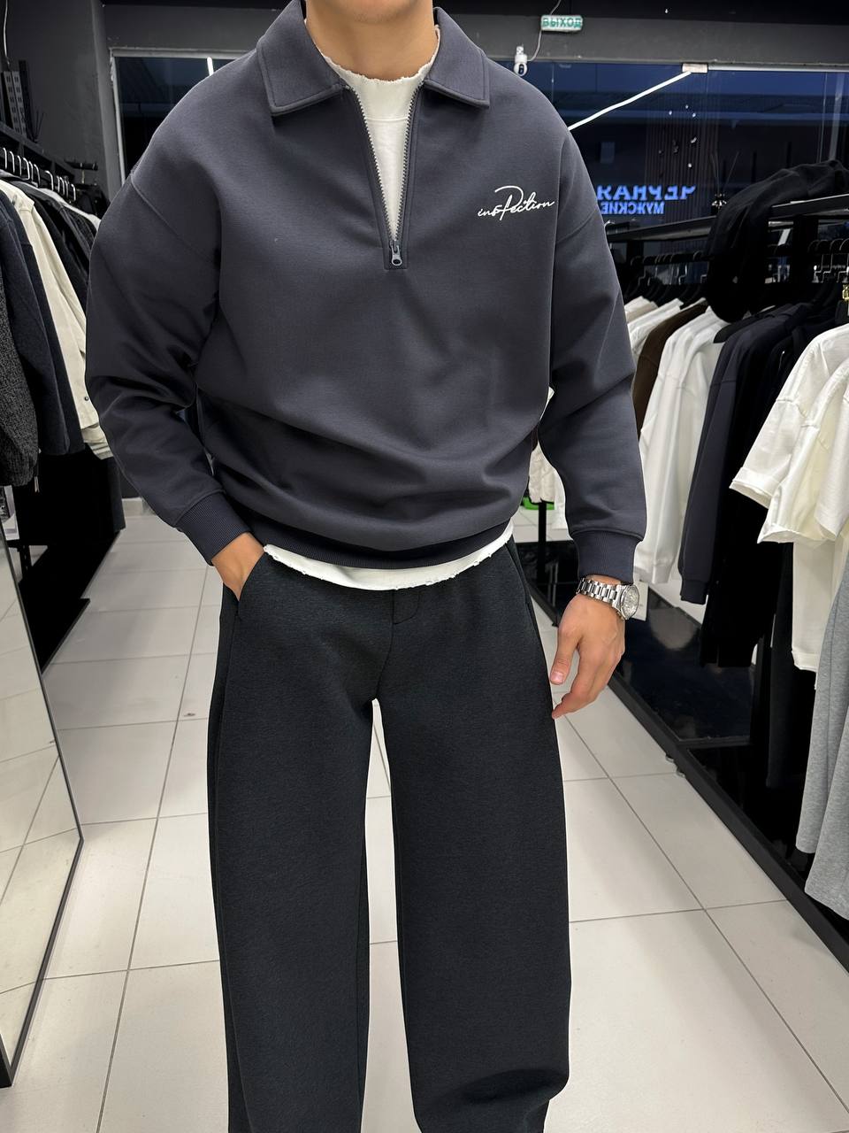 Кофта soft черный(арт.6603)