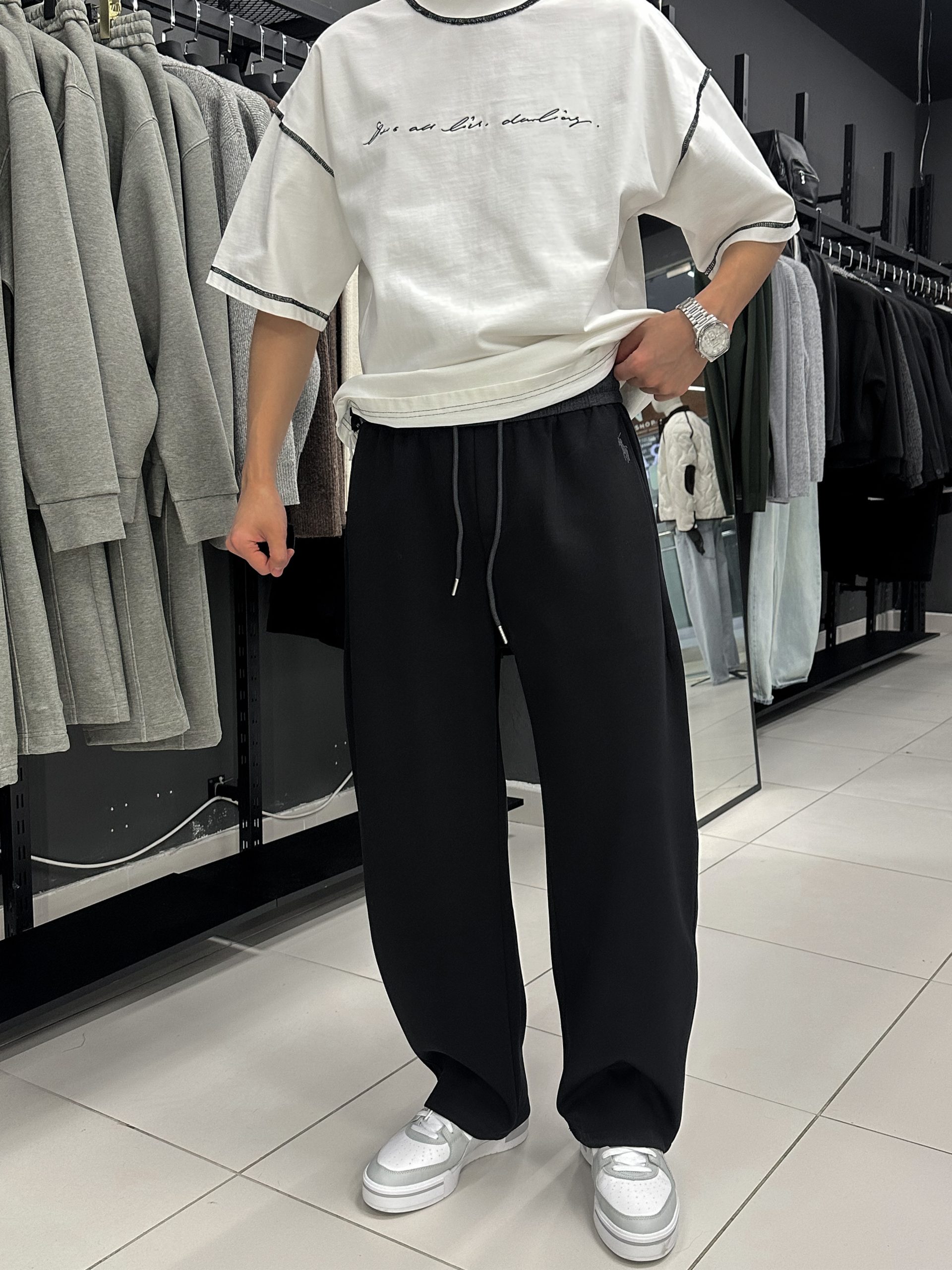 Брюки черные 3603