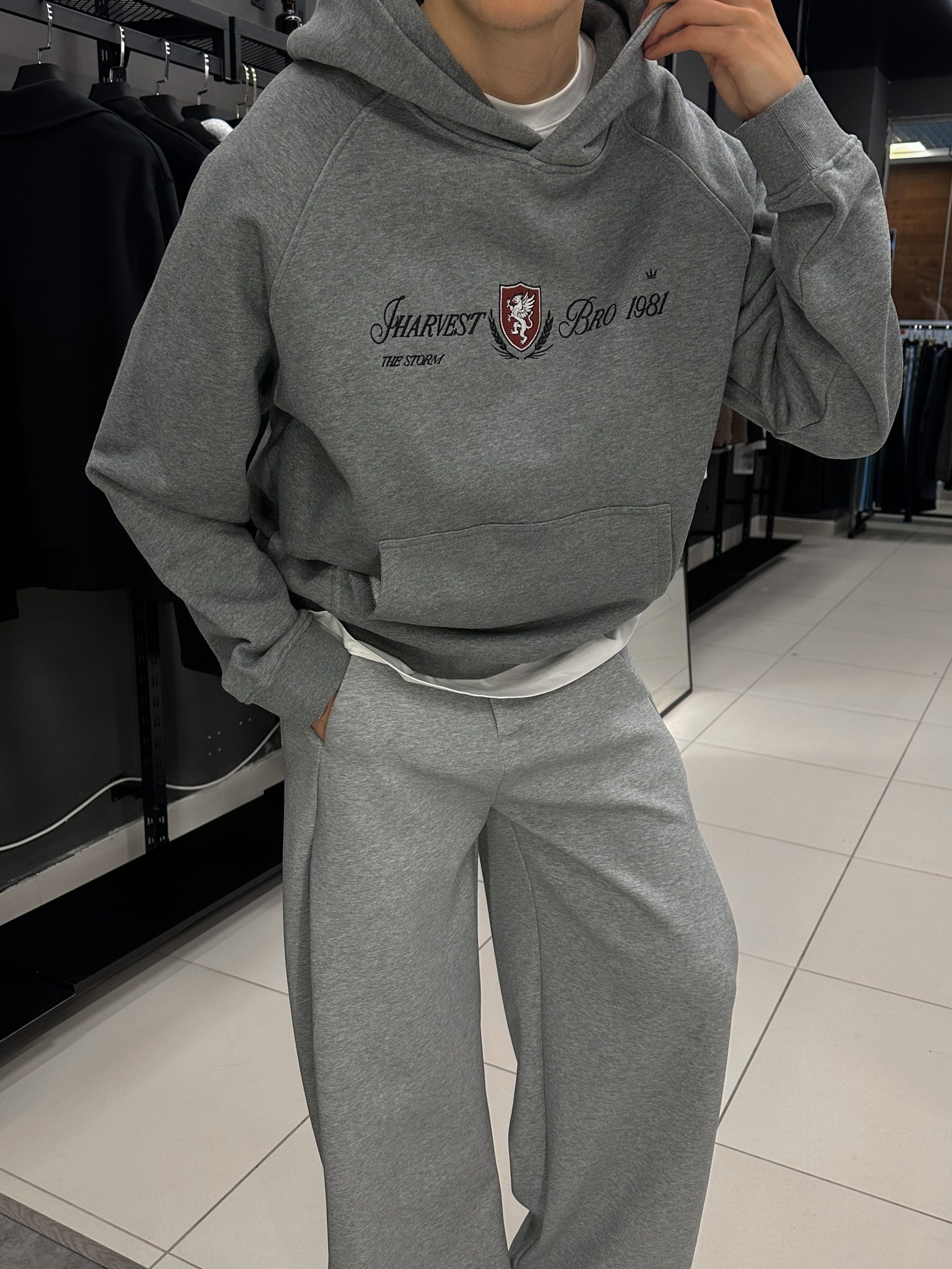 Толстовка IHBIS 13887 серый