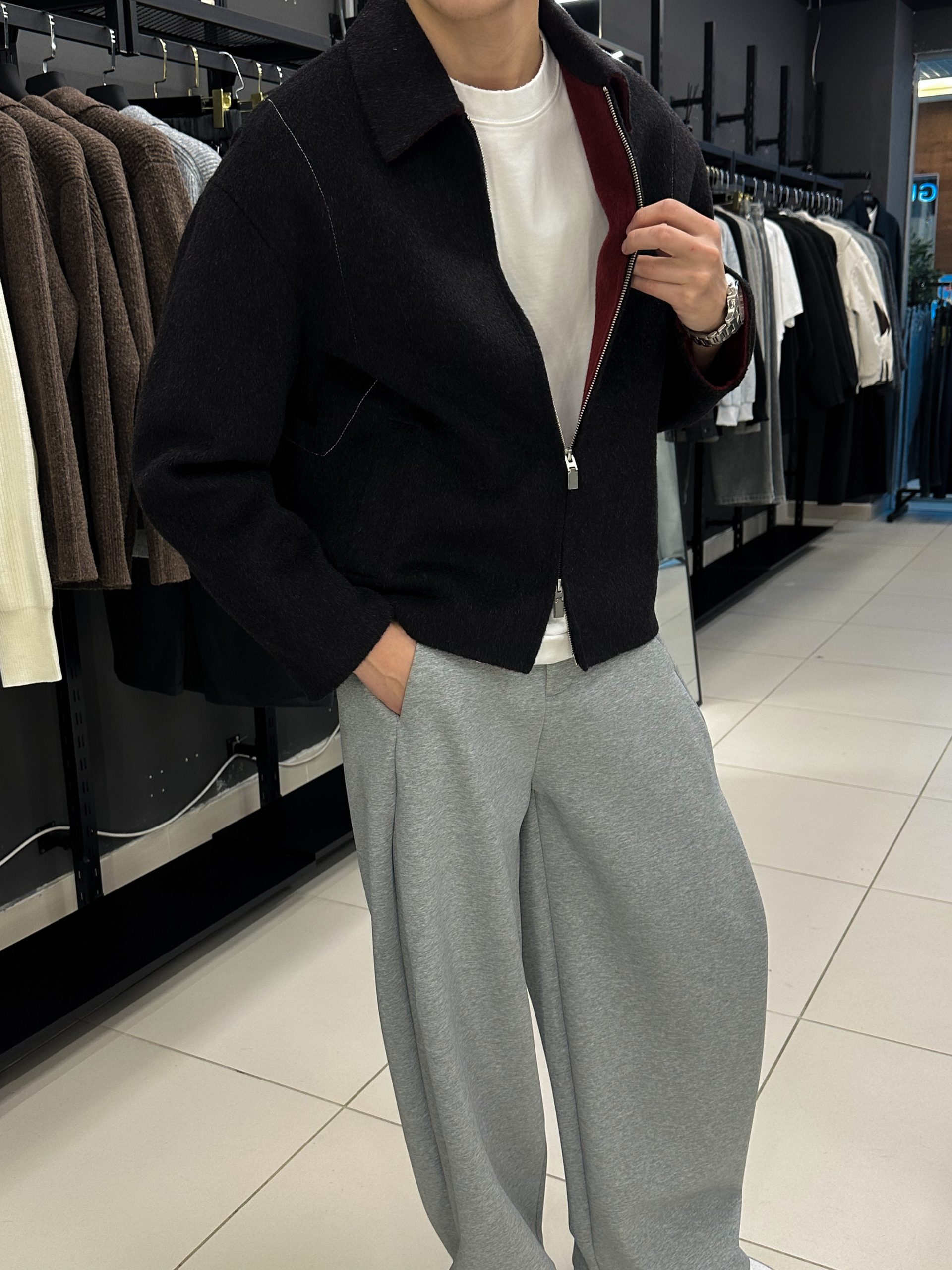 Пальто Premium Wool черный