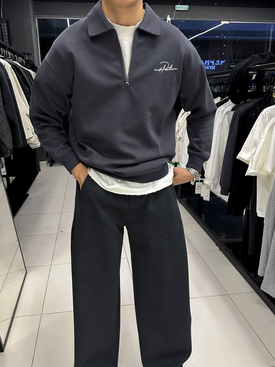 Кофта soft черный(арт.6603)