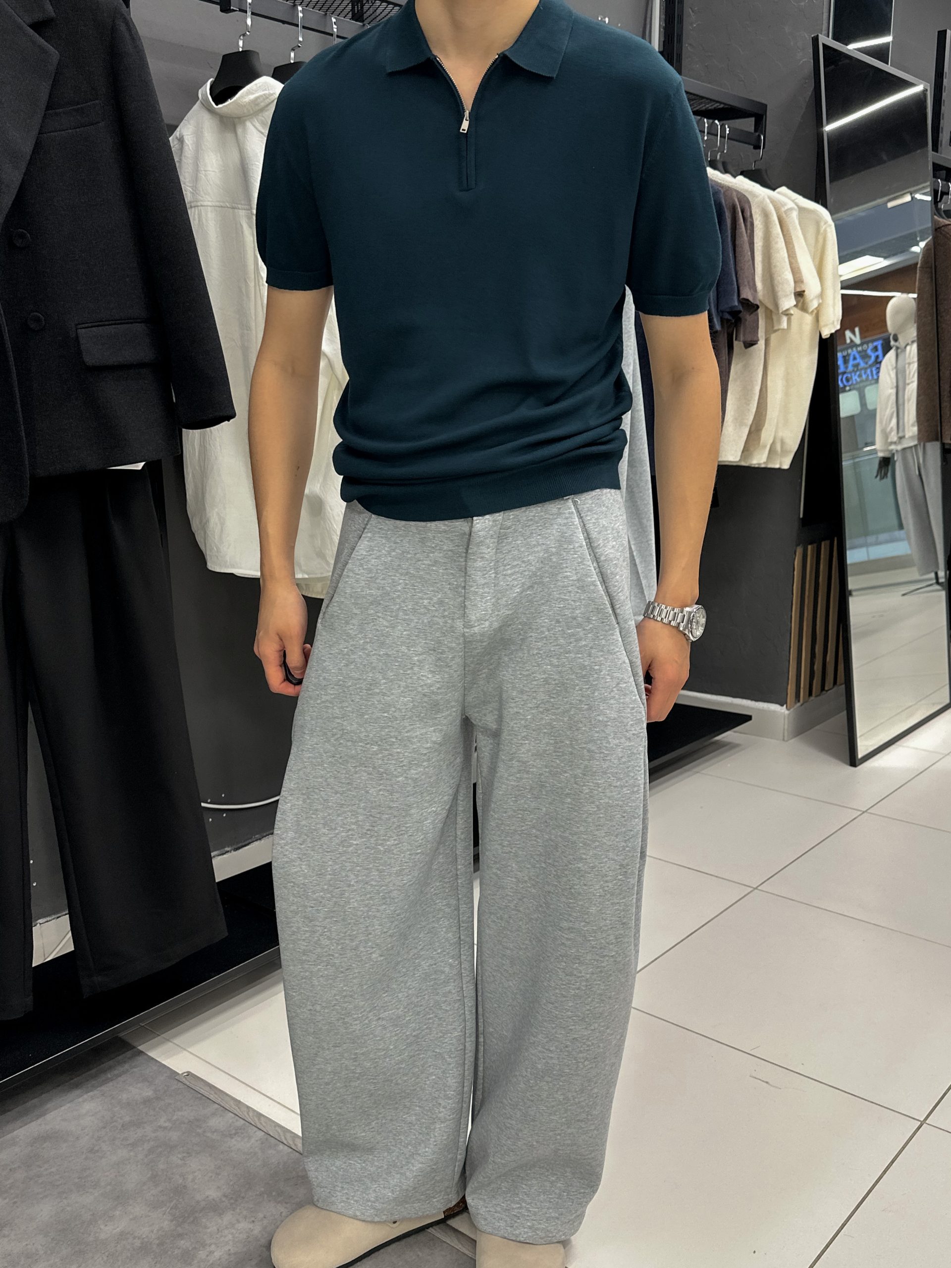 Поло изумруд two knit