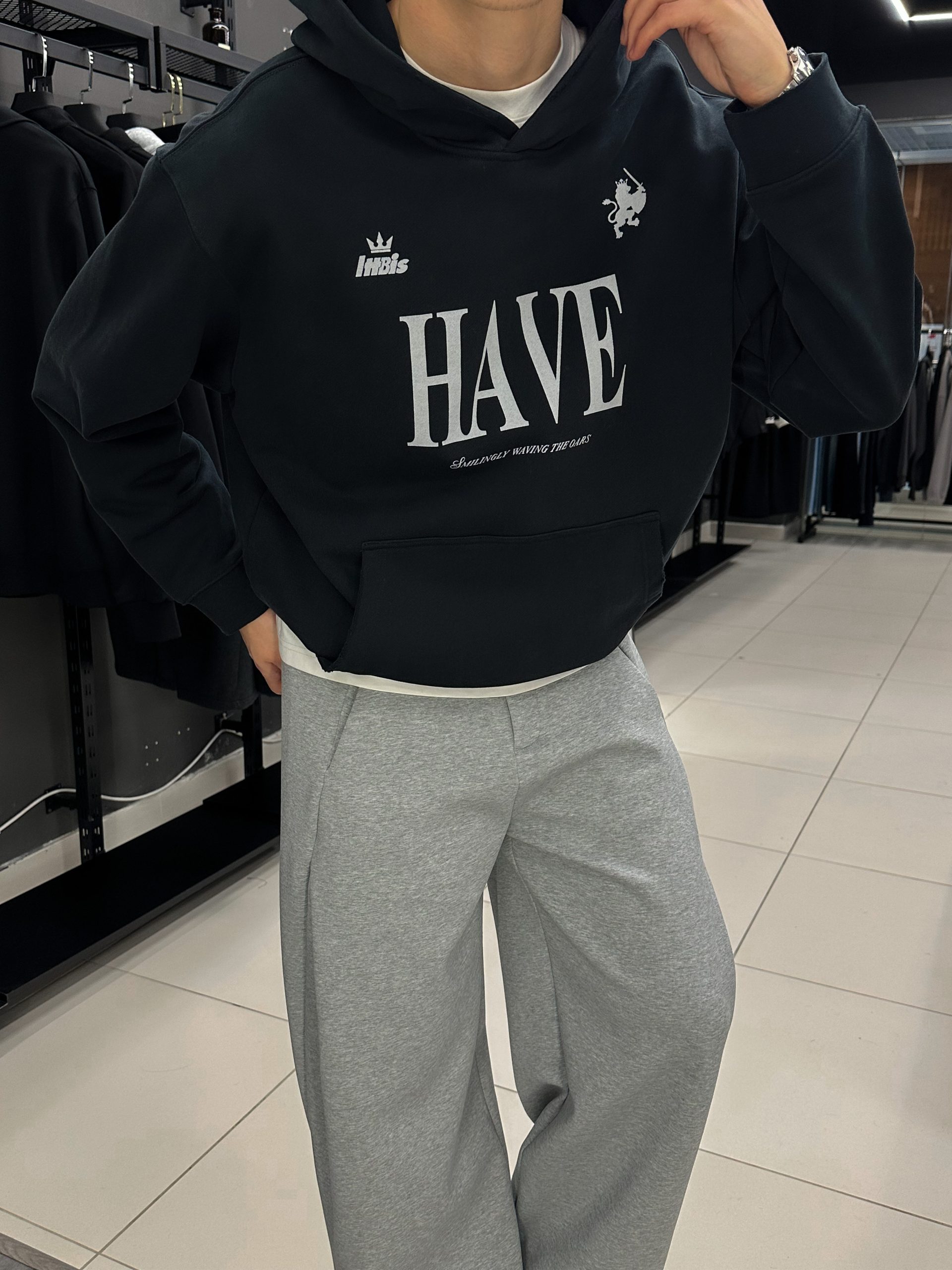 Толстовка IHBIS 13888 графит