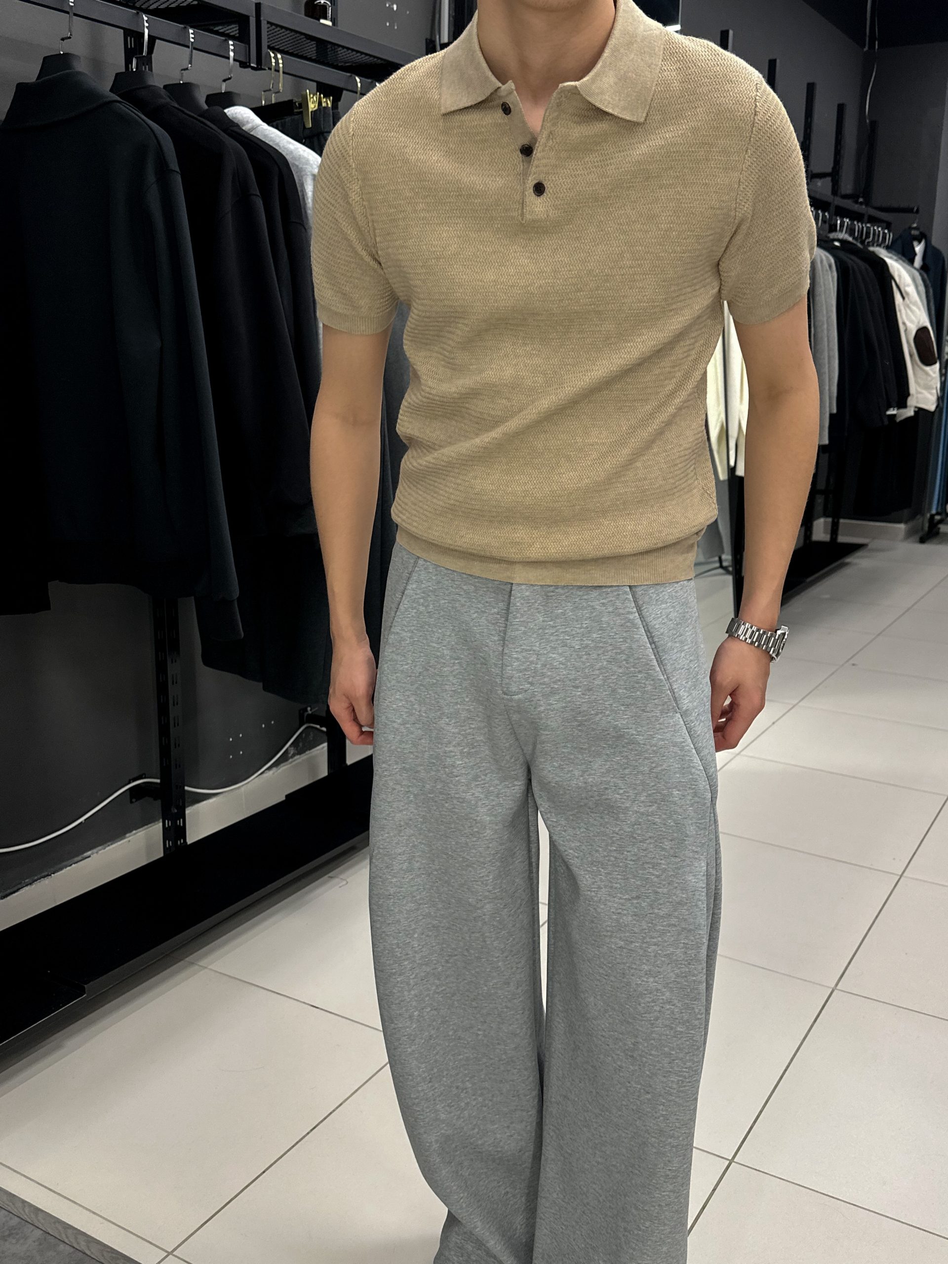 Поло Everyday Knit  22208 песок