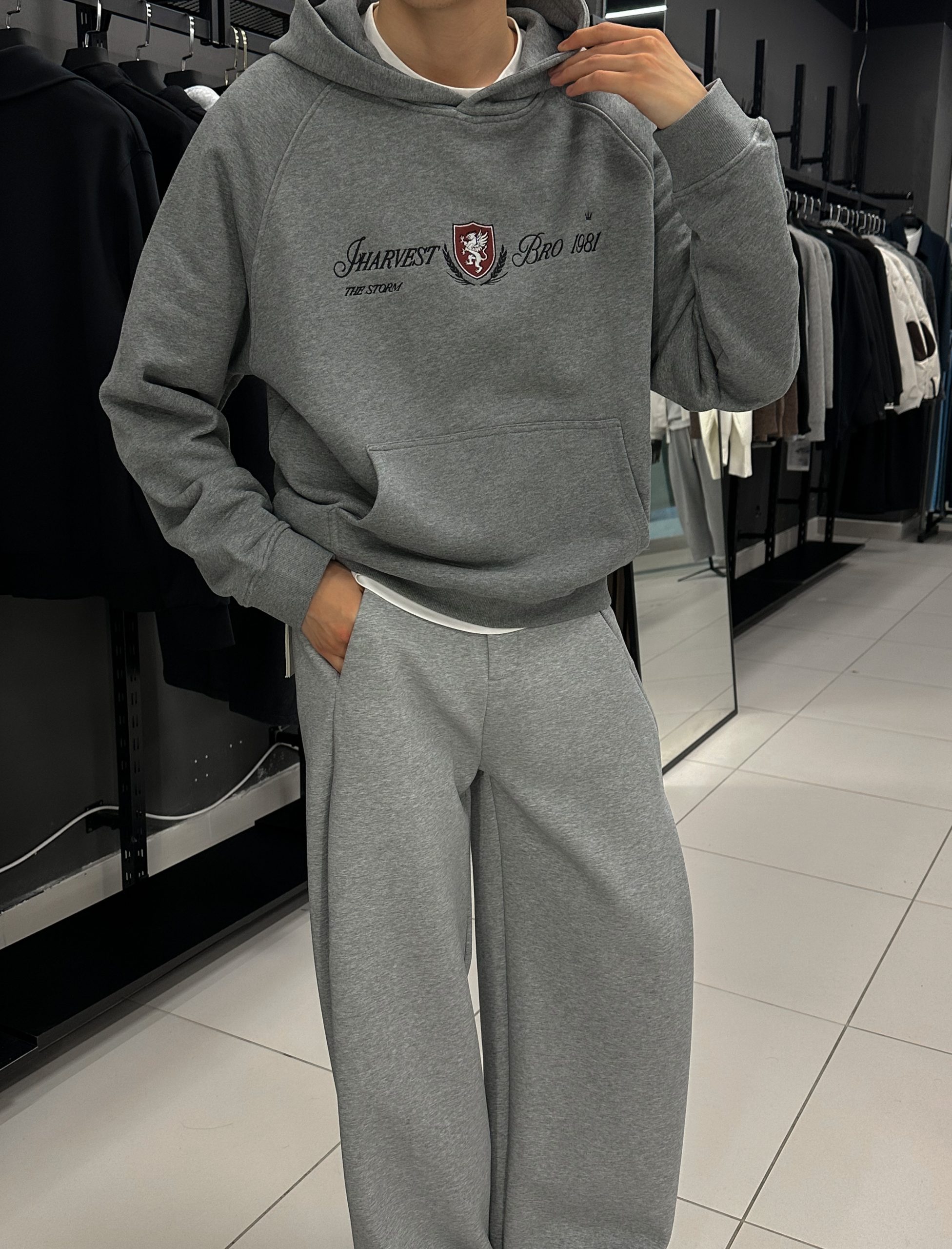 Толстовка IHBIS 13887 серый