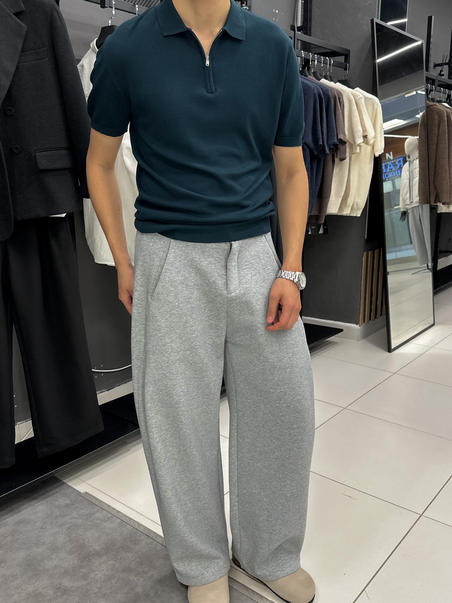 Поло изумруд two knit