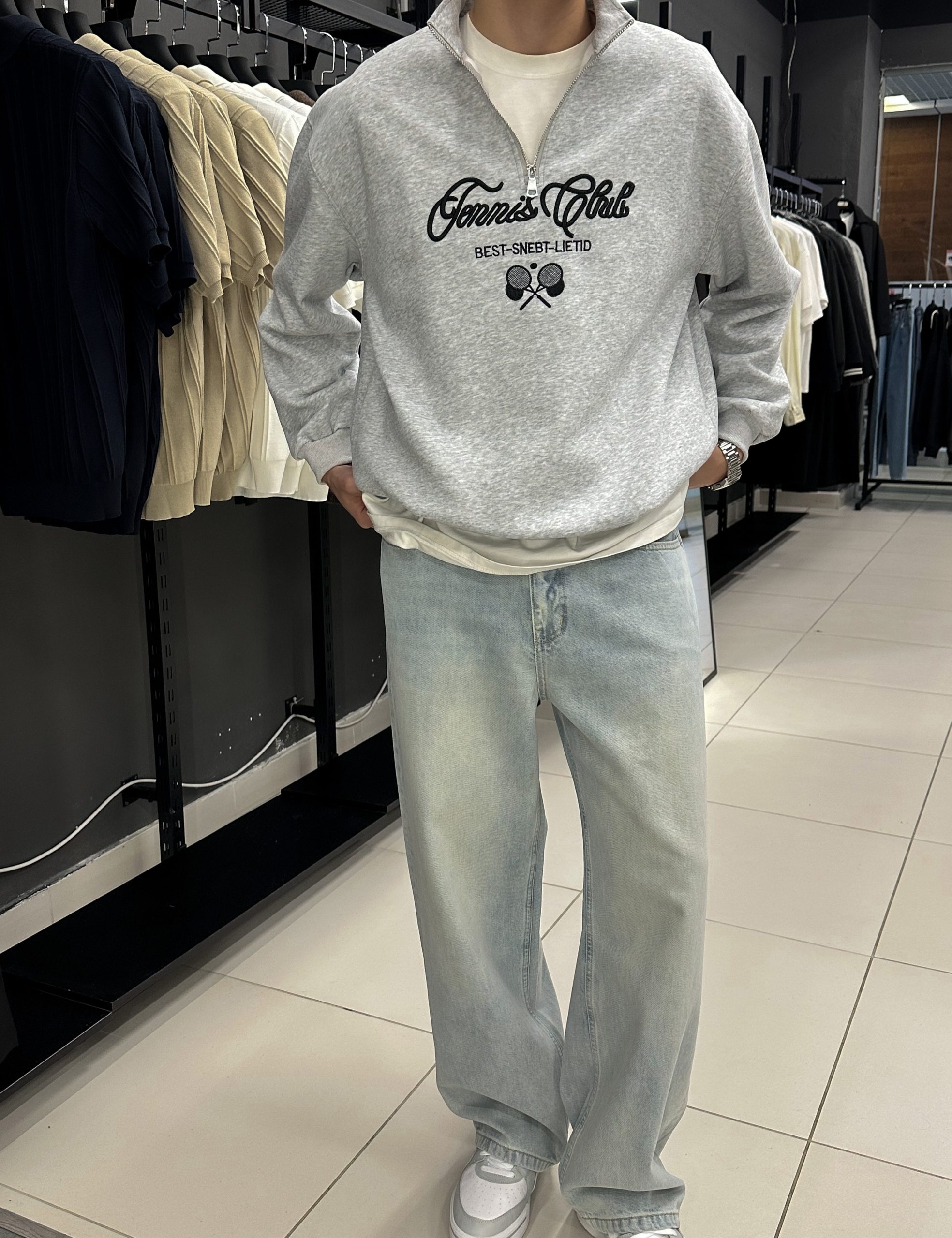 Полузамок серый 98989