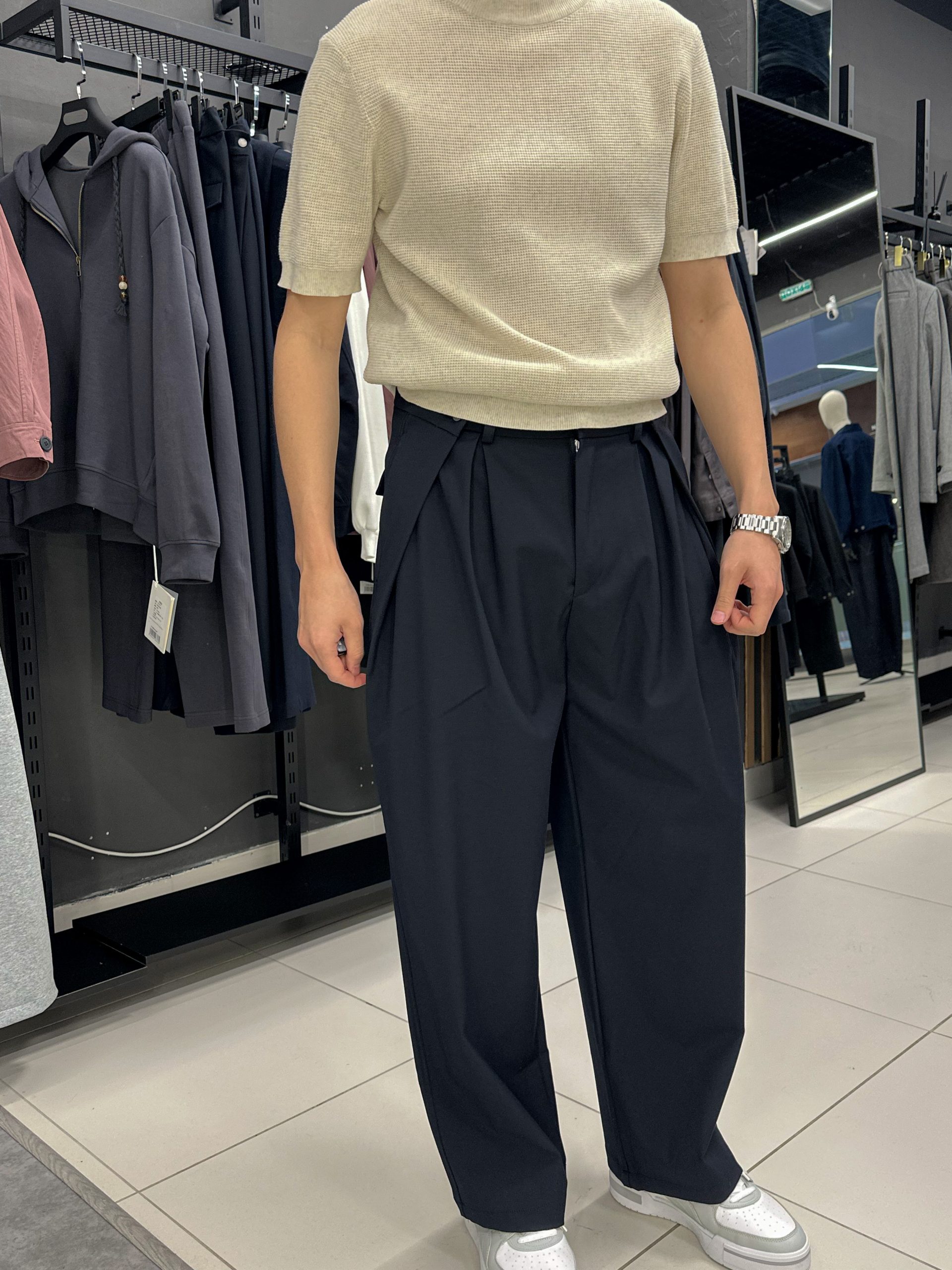 Брюки синие классика KSP-001