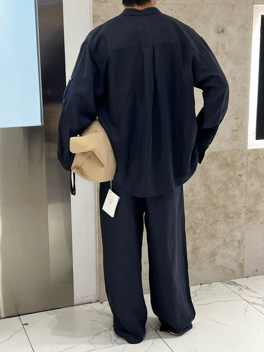 Летний костюм синий 81С038