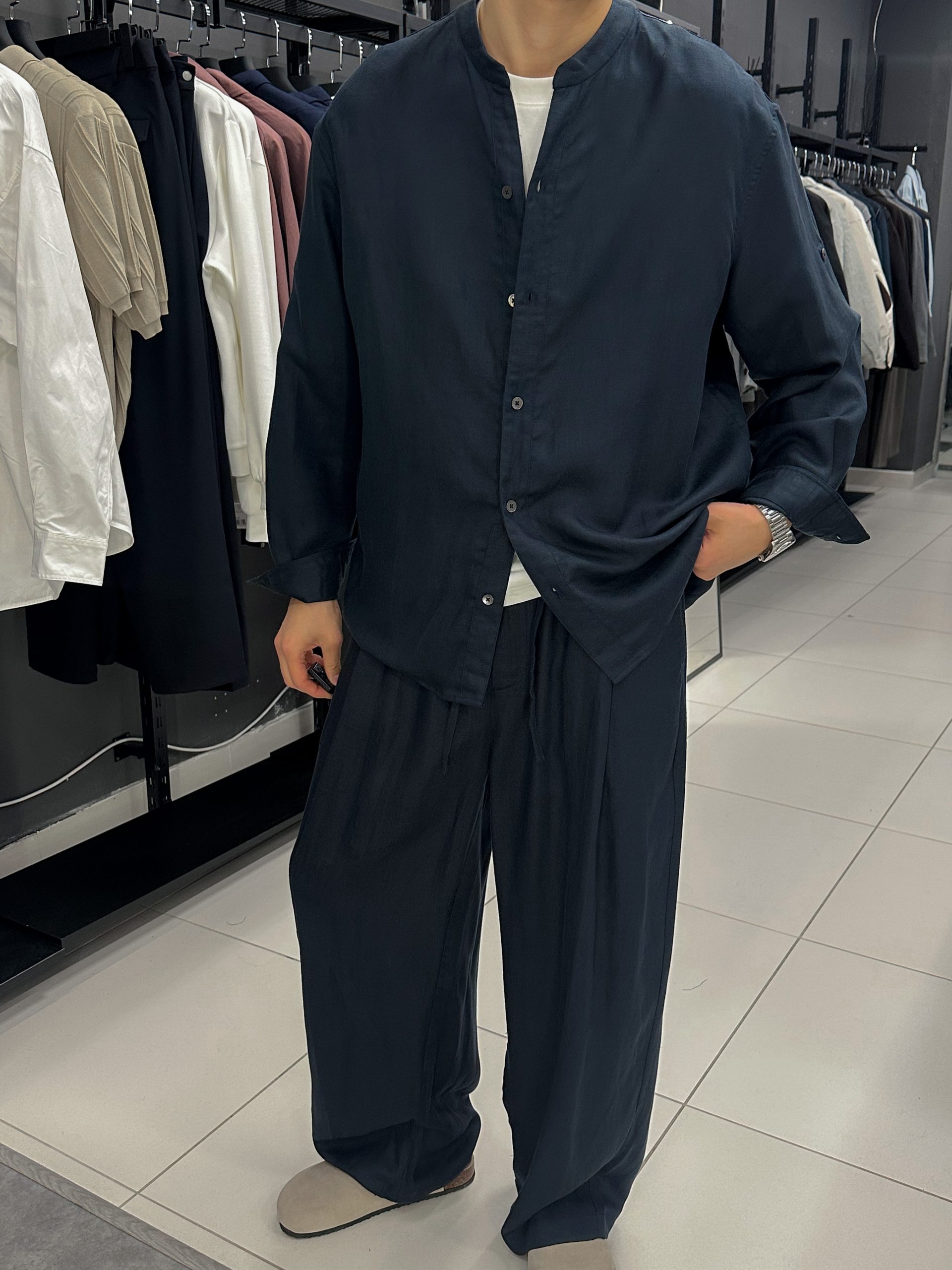 Летний костюм синий 81С038