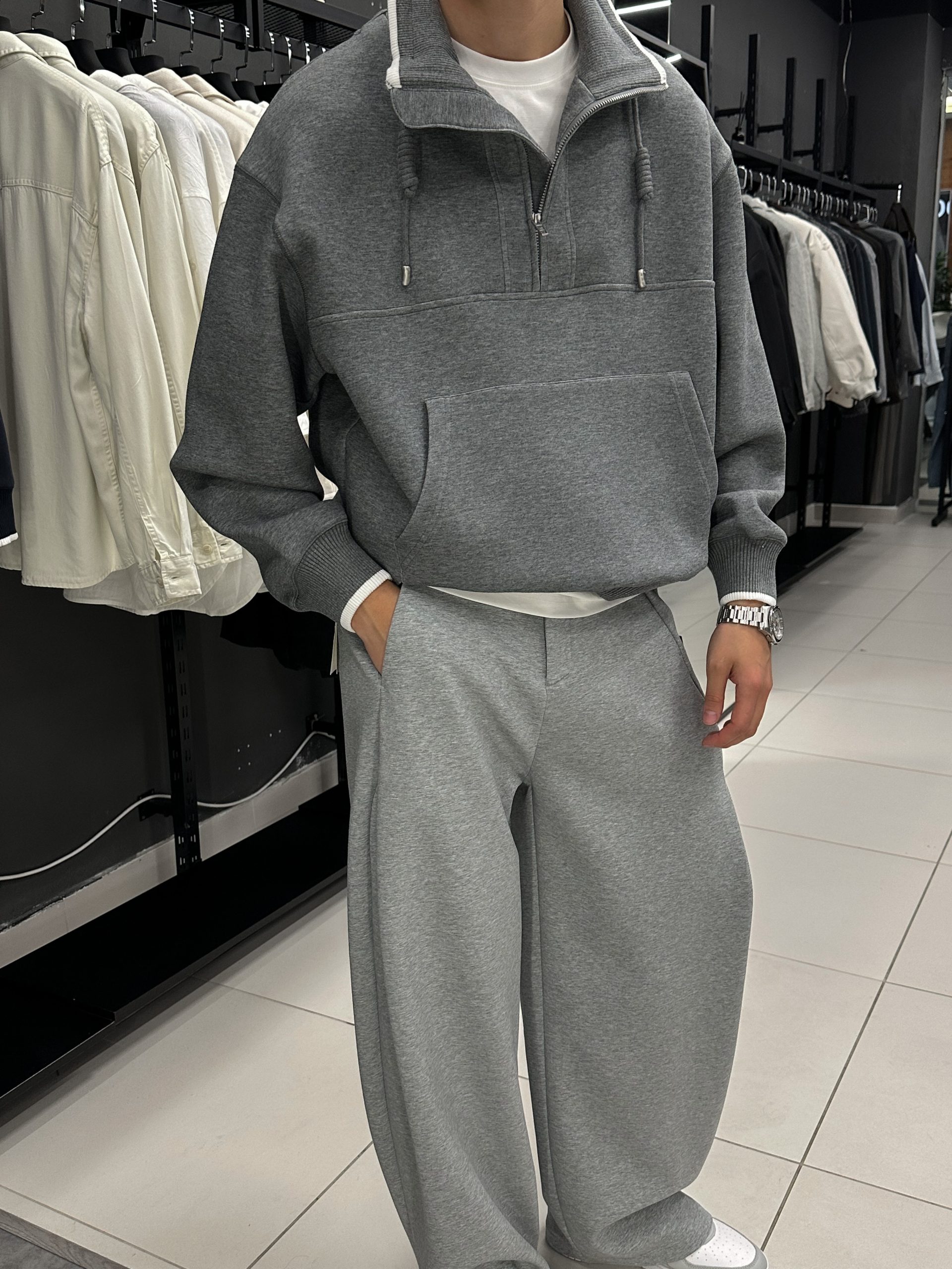 Полузамок keepstable серый  0017