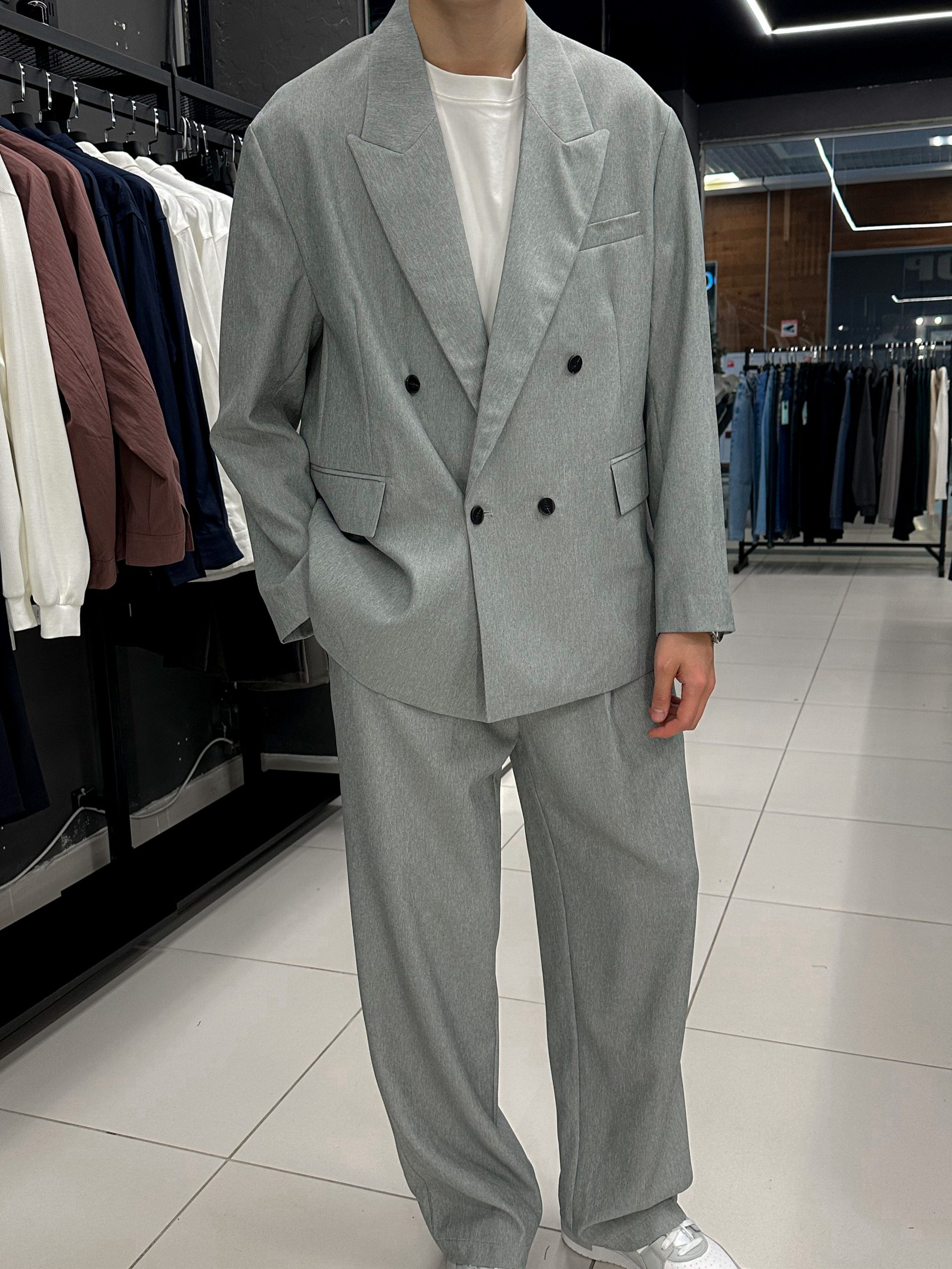 Костюм серый X95057