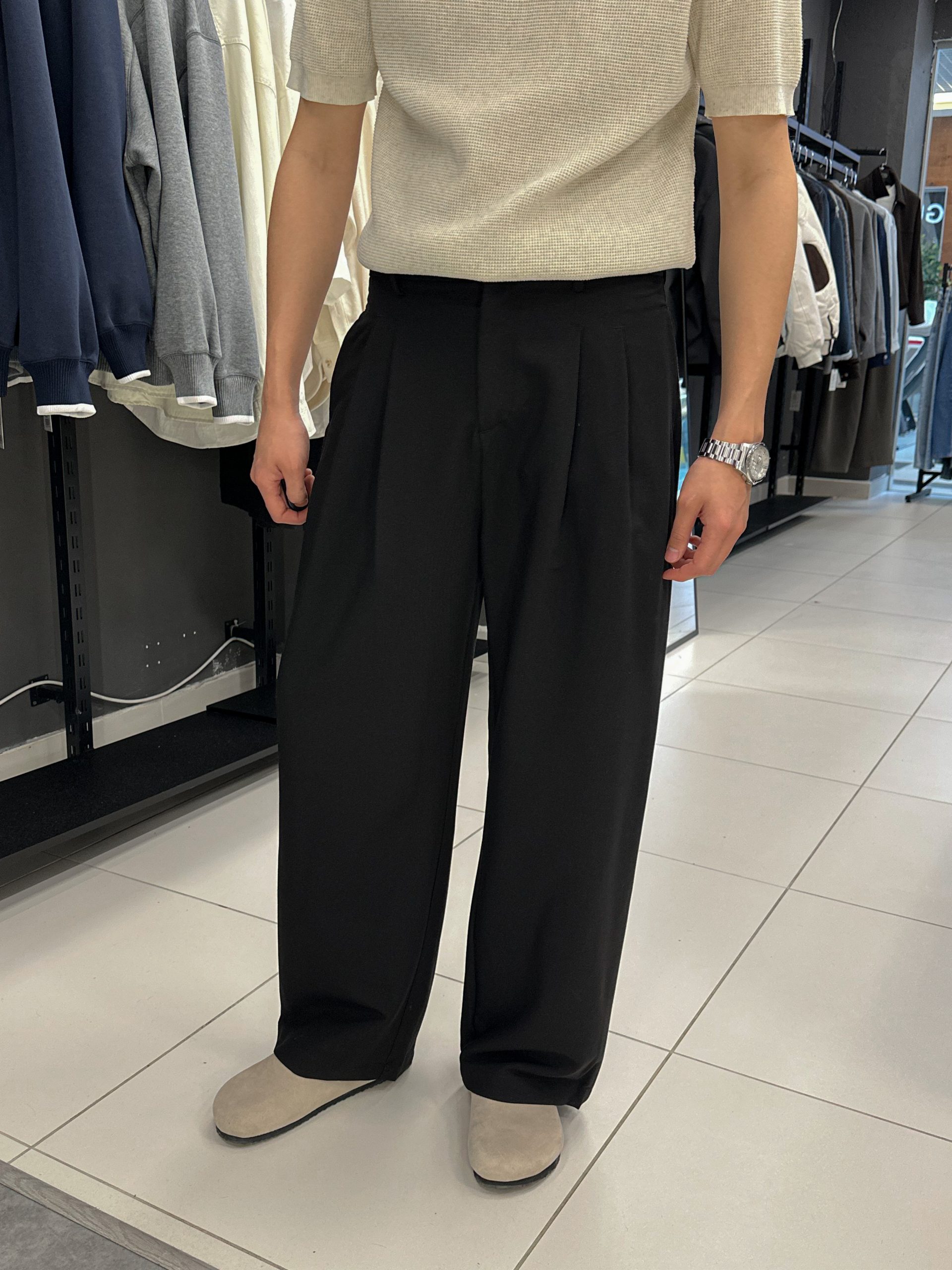 Брюки классика f807 черный