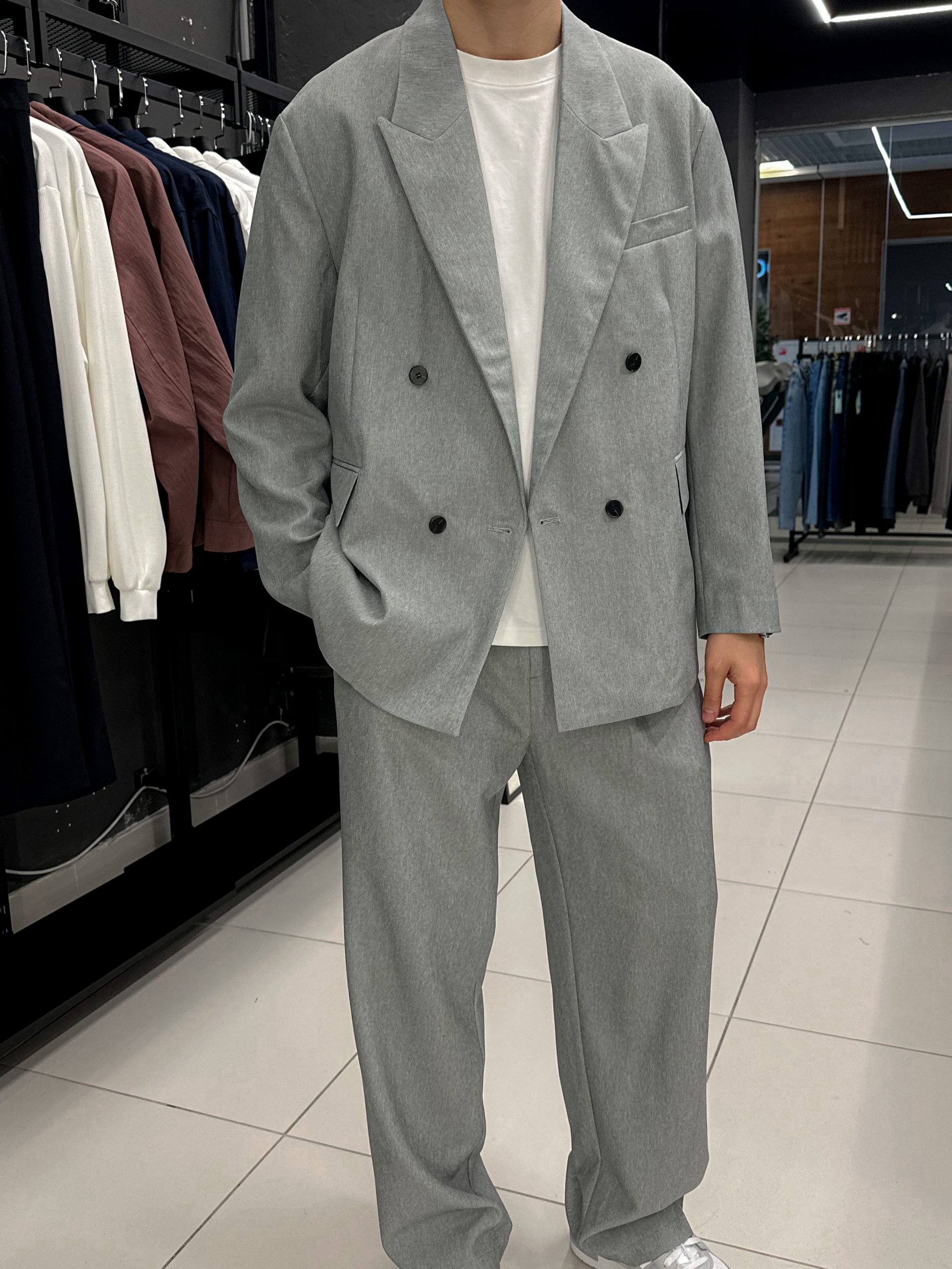 Костюм серый X95057