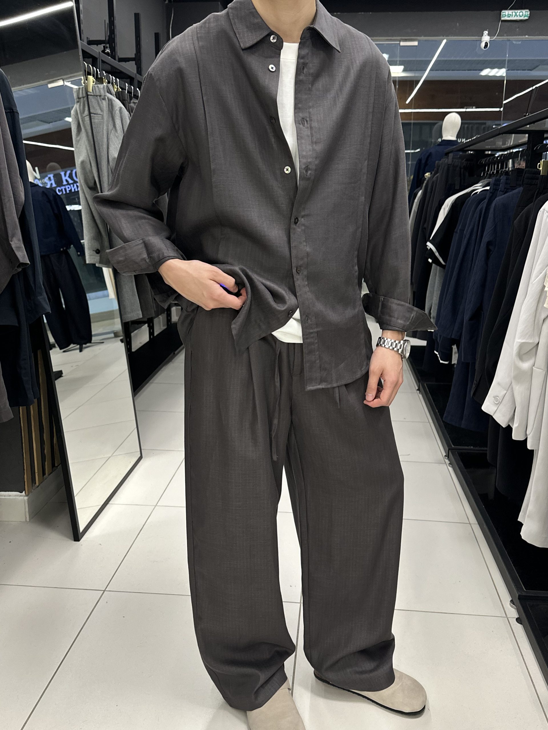 Летний костюм 81С066 какао