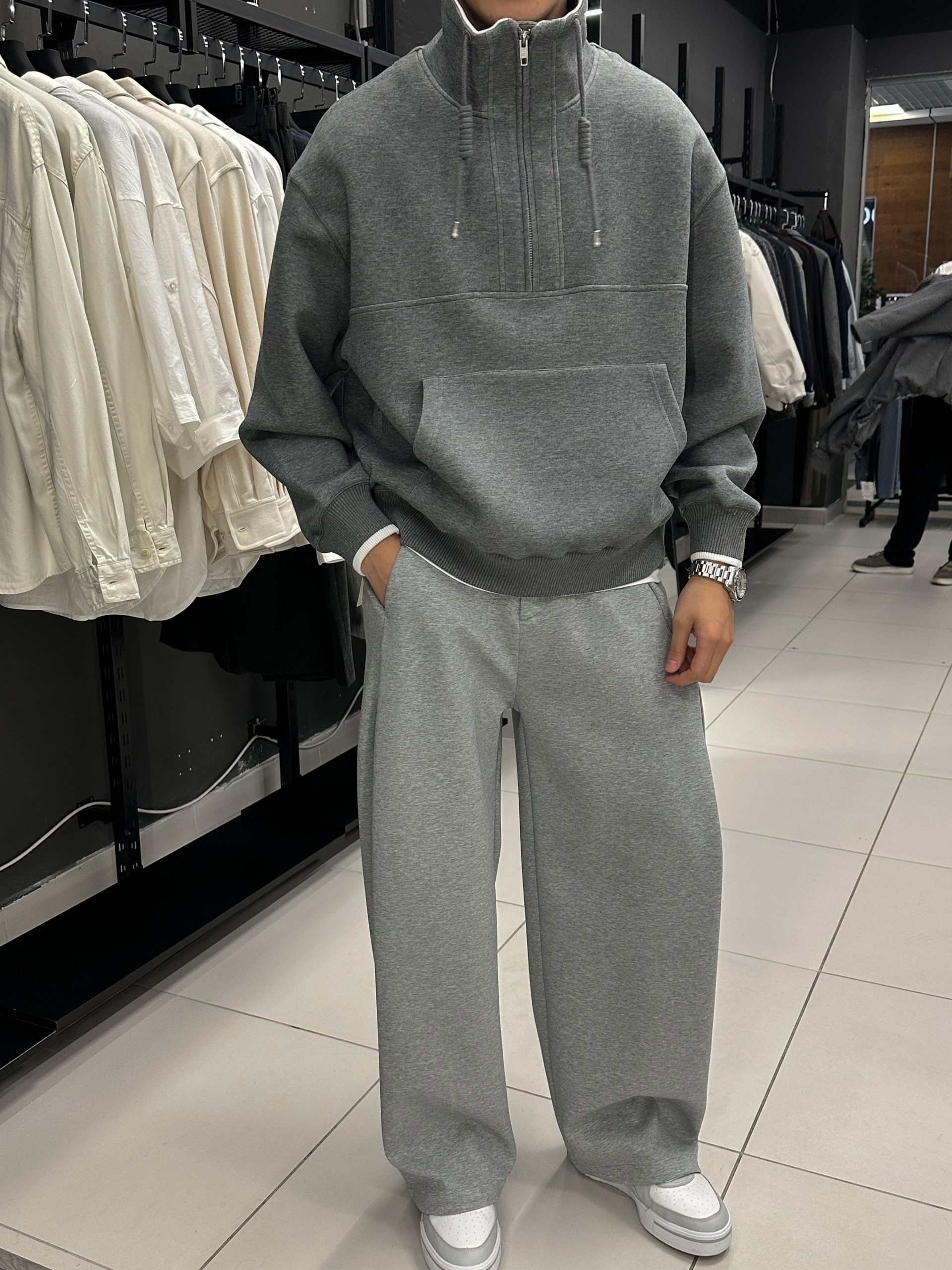 Полузамок keepstable серый  0017