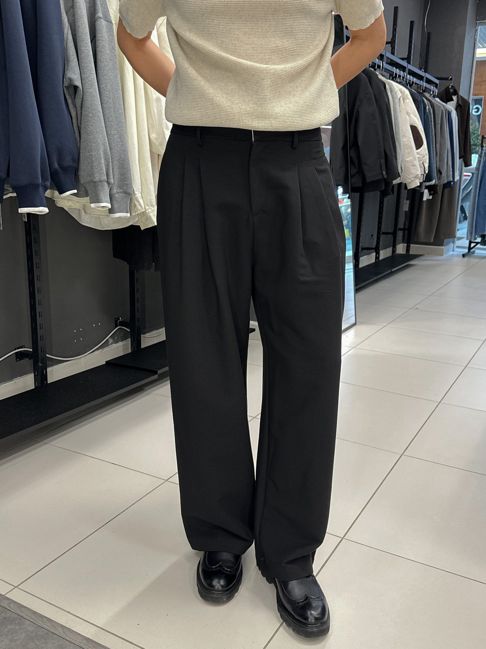 Брюки классика f807 черный