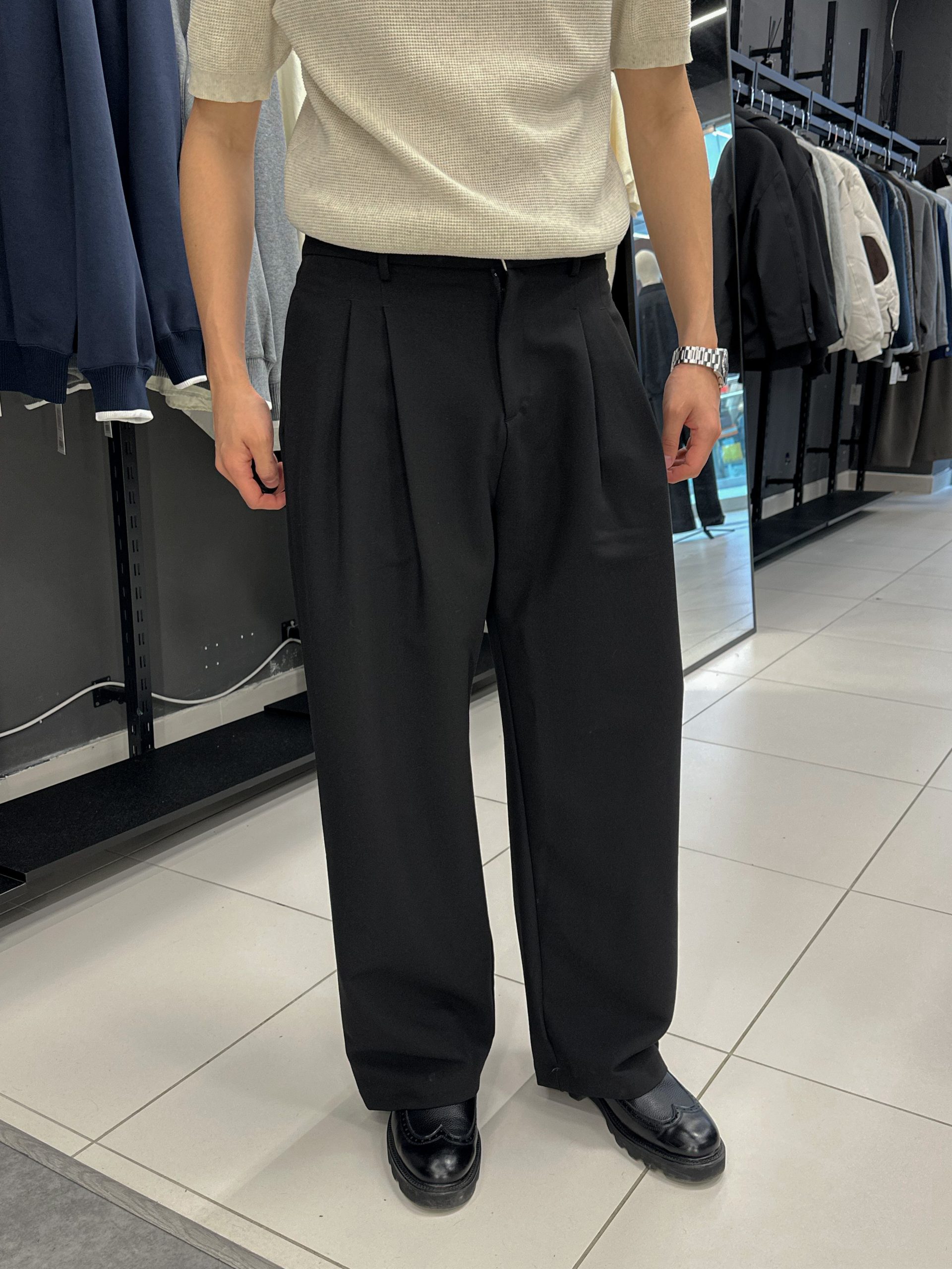 Брюки классика f807 черный