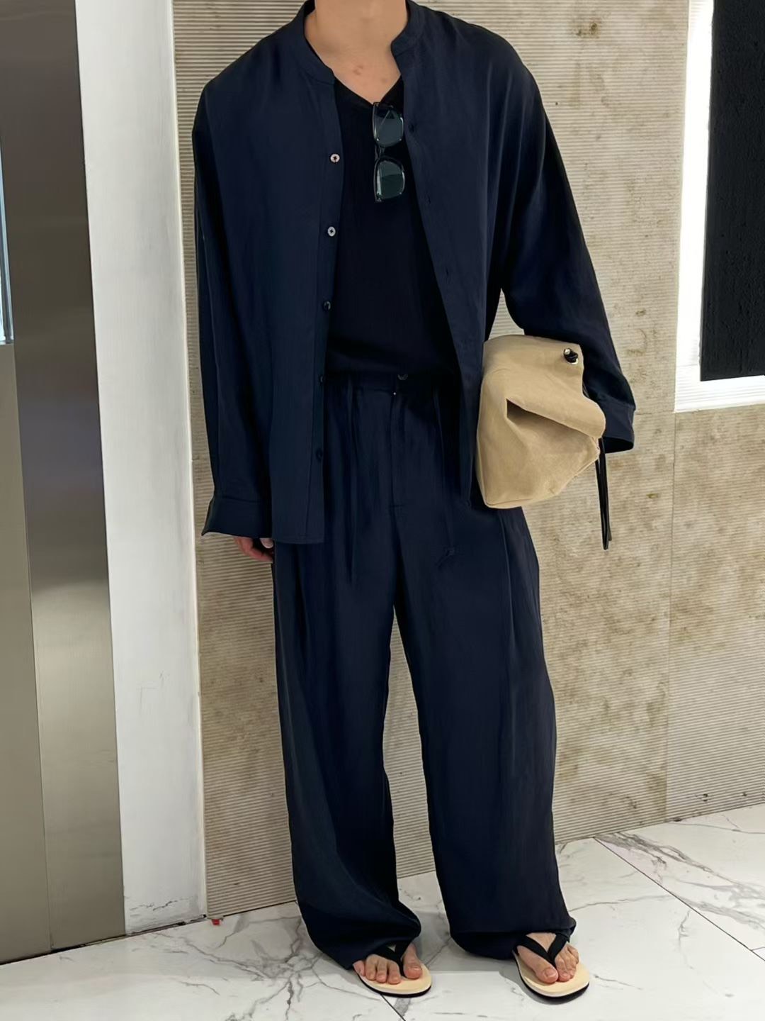 Летний костюм синий 81С038