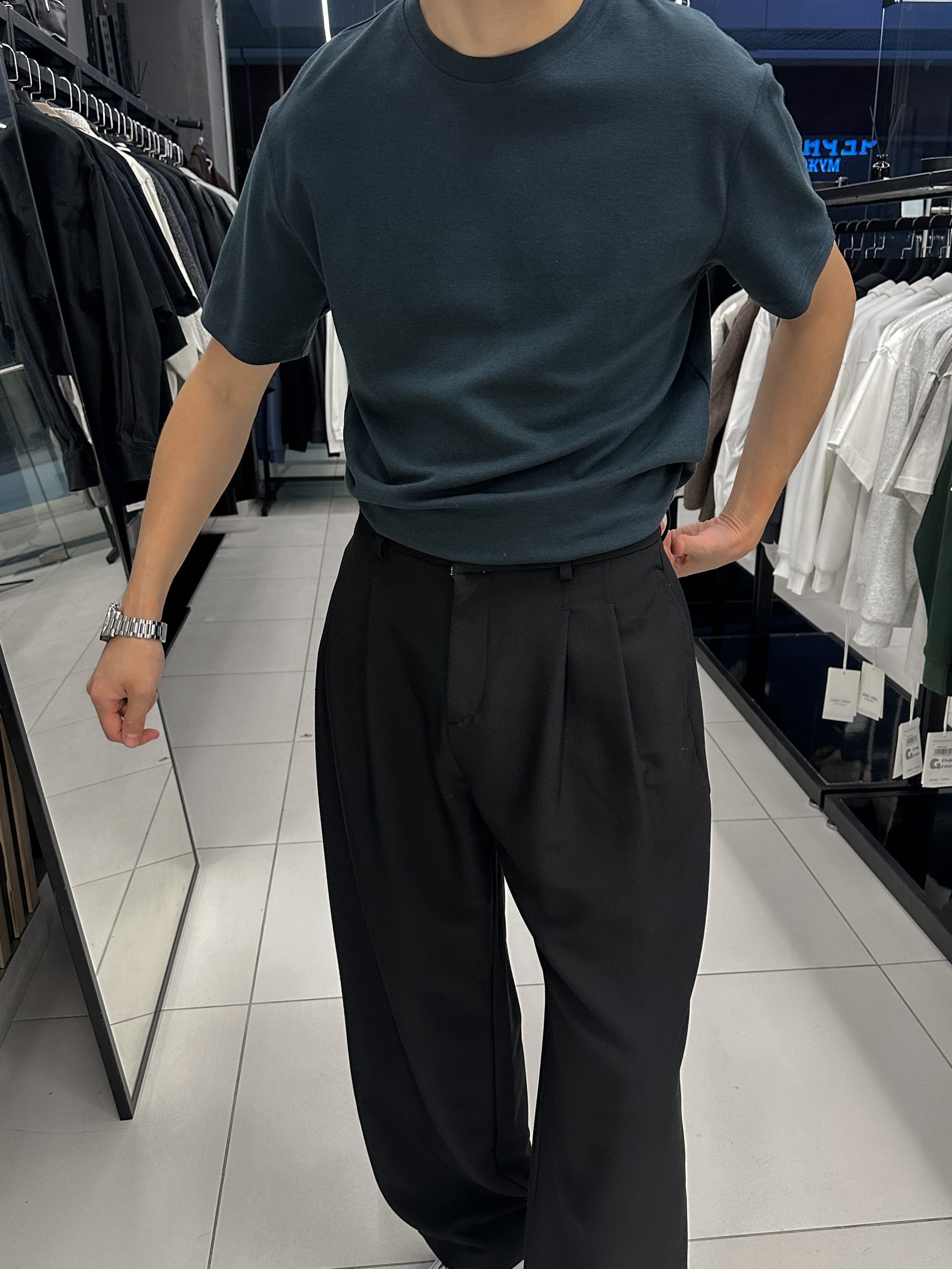 Изумрудная футболка soft touch