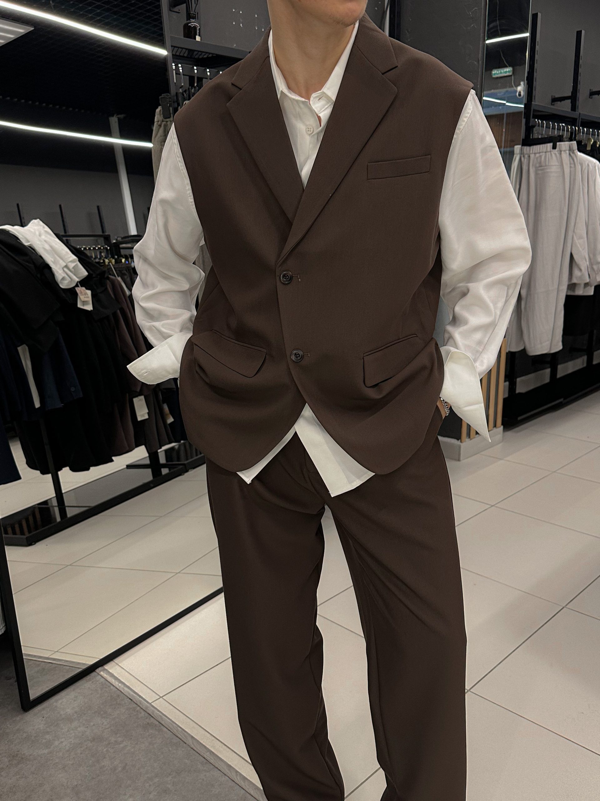 Пиджак Milano Vest brown 863