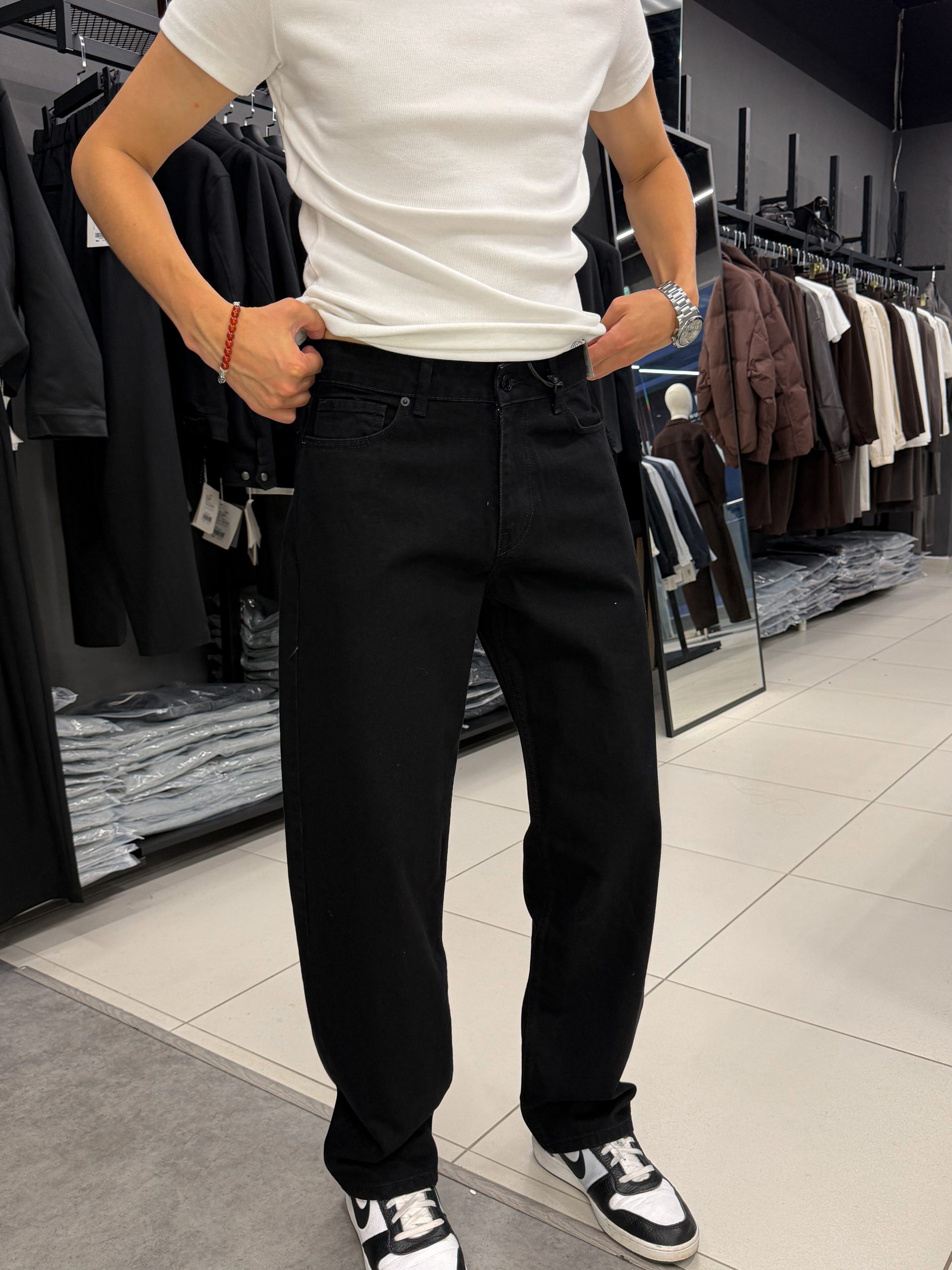 Джинсы BAGGY FIT черная